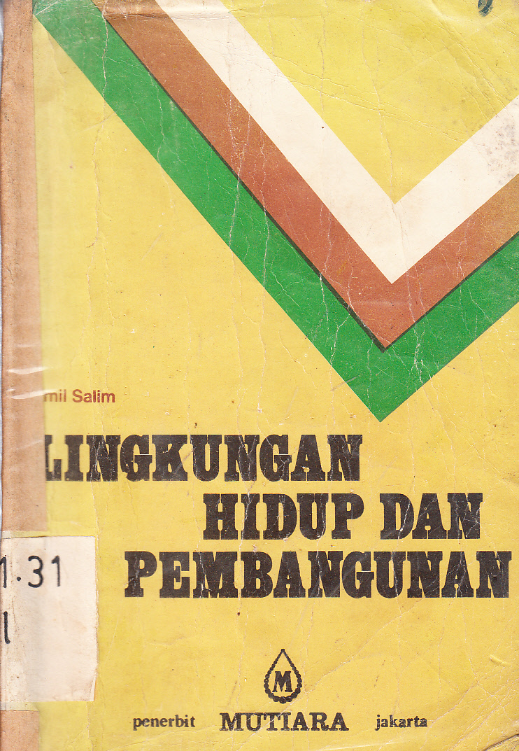 Cover Lingkungan Hidup dan Pembangunan / Emil Salim