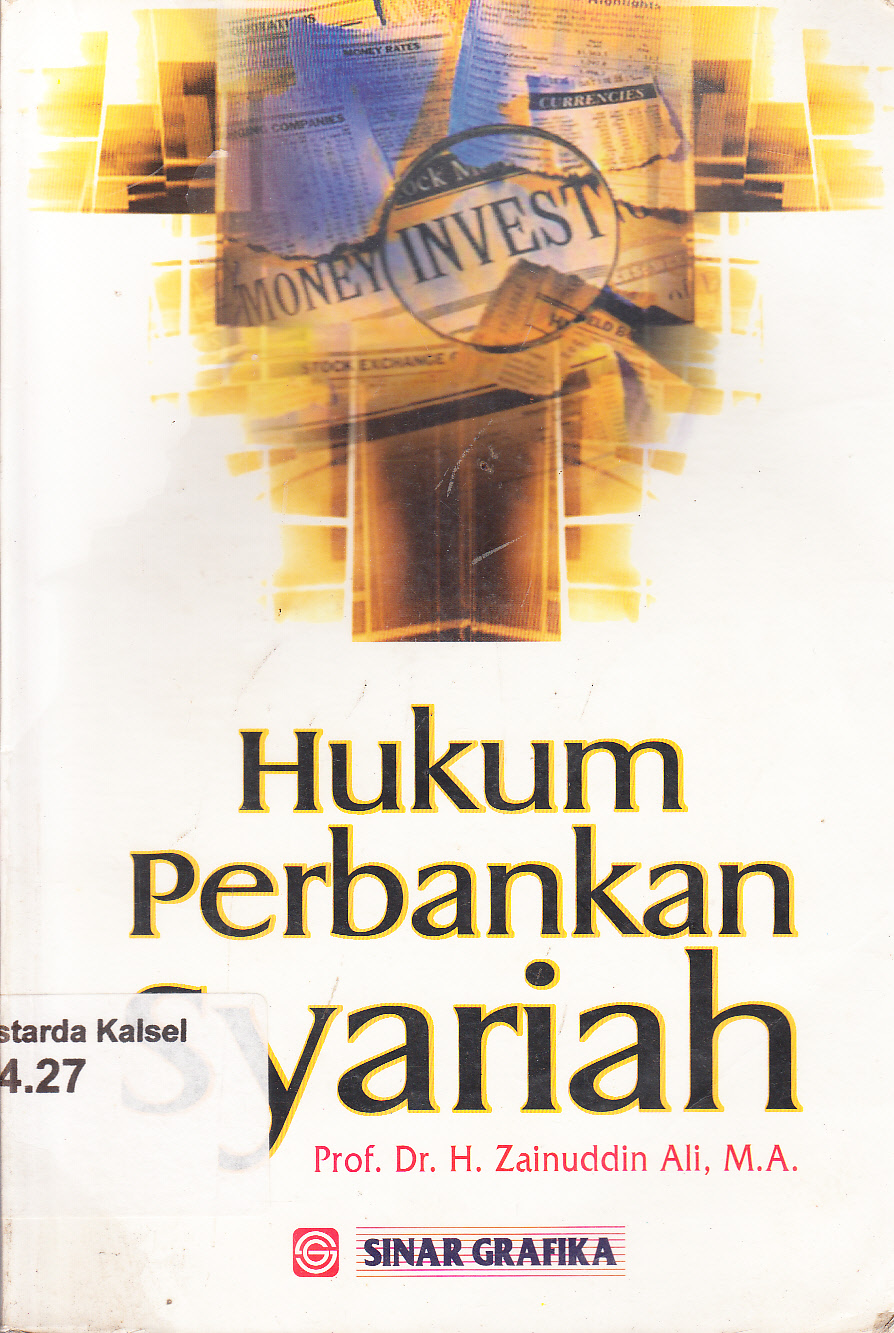 Cover Hukum perbankan syariah / Zainuddin Ali ; editor, Tarmizi