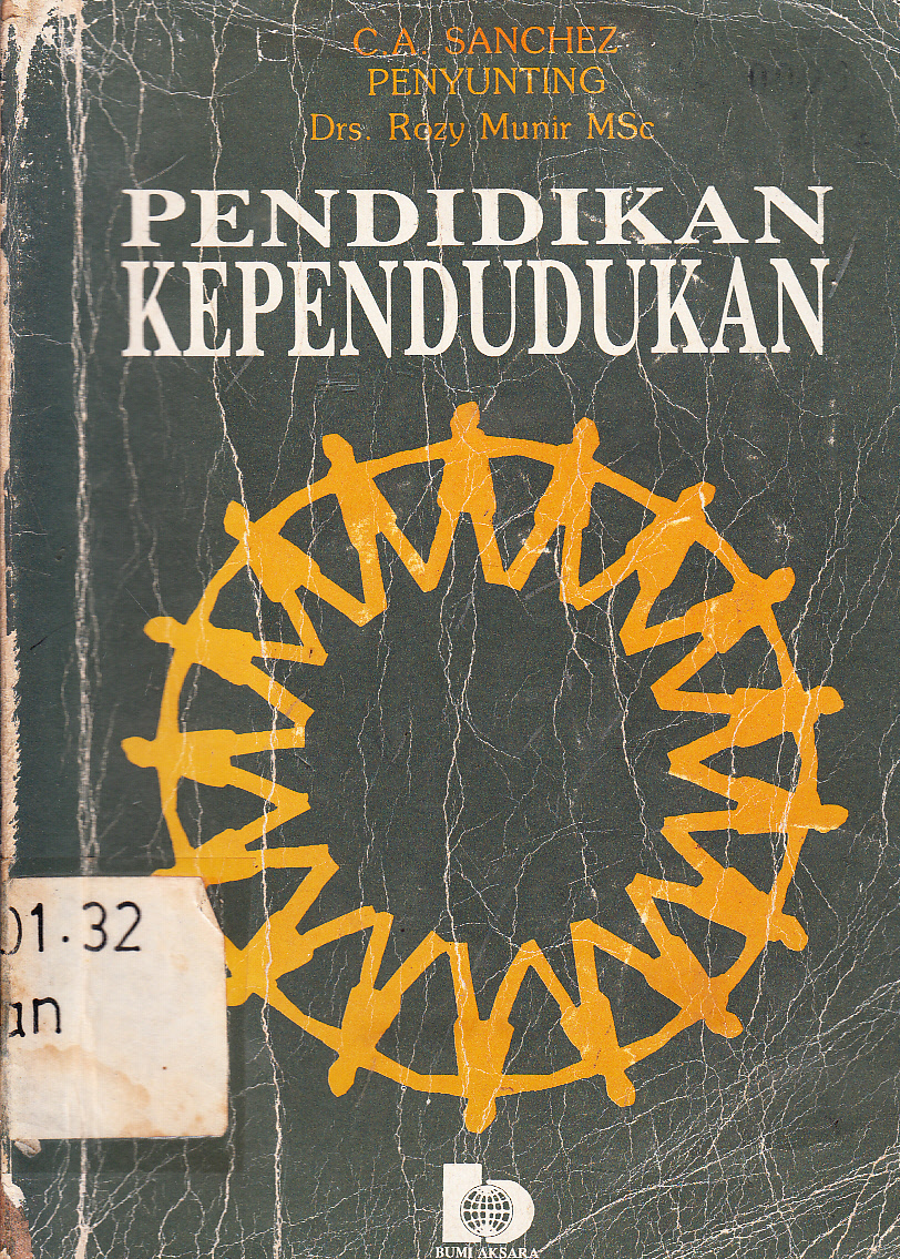 Cover Pendidikan kependudukan / C.A. Sanchez ; penyunting, Rezy Munir