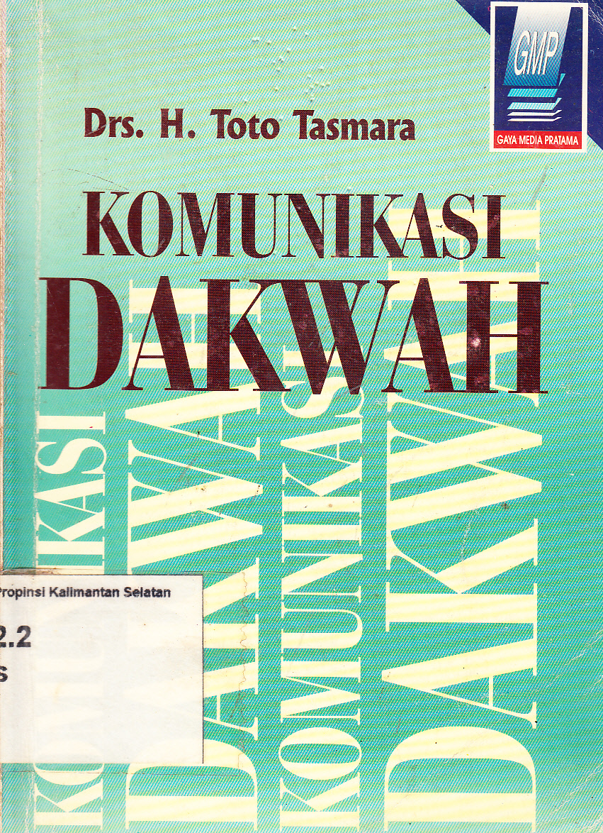 Cover Komunikasi dakwah / Toto Tasmara