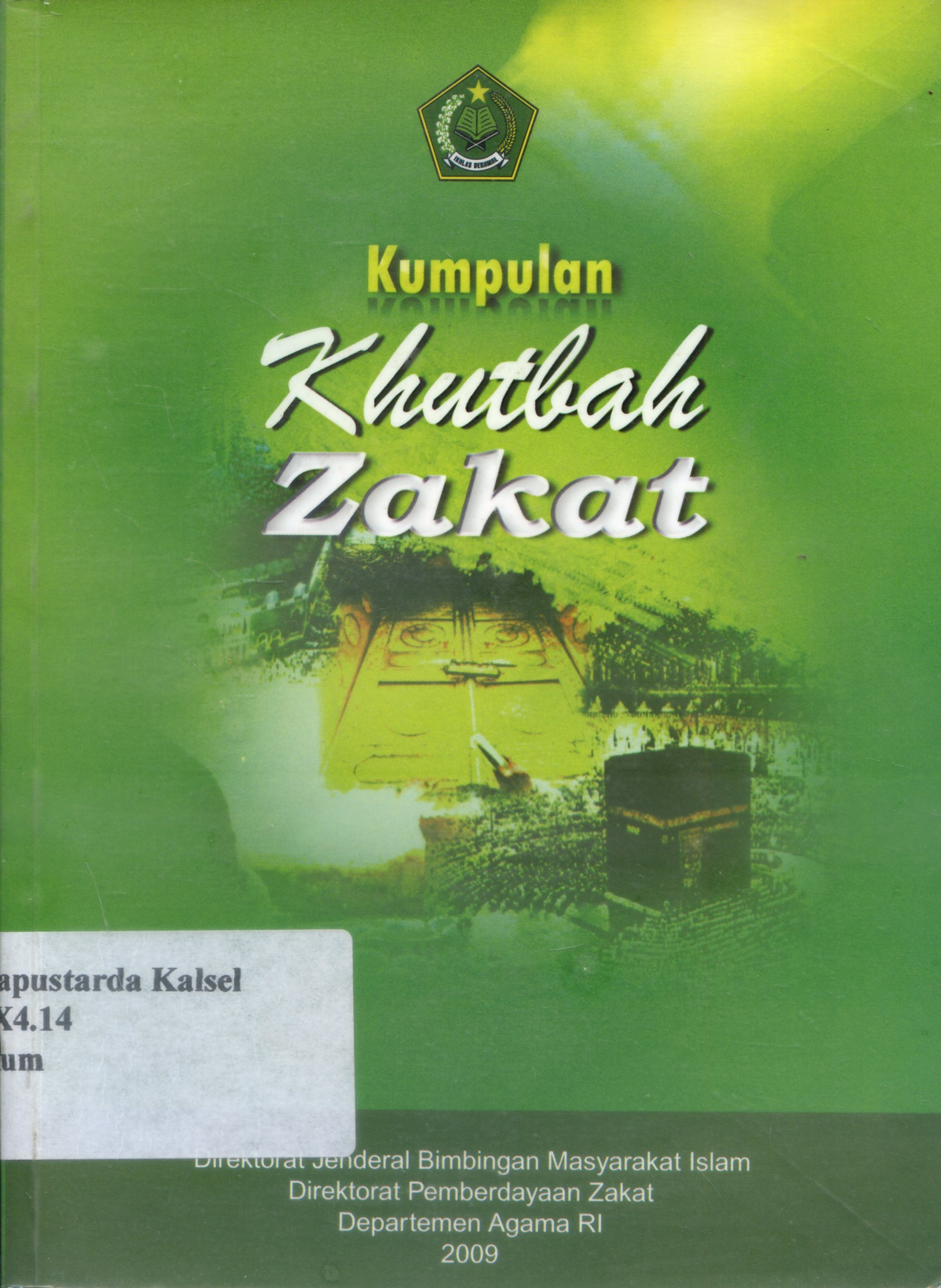 Cover Kumpulan khutbah zakat