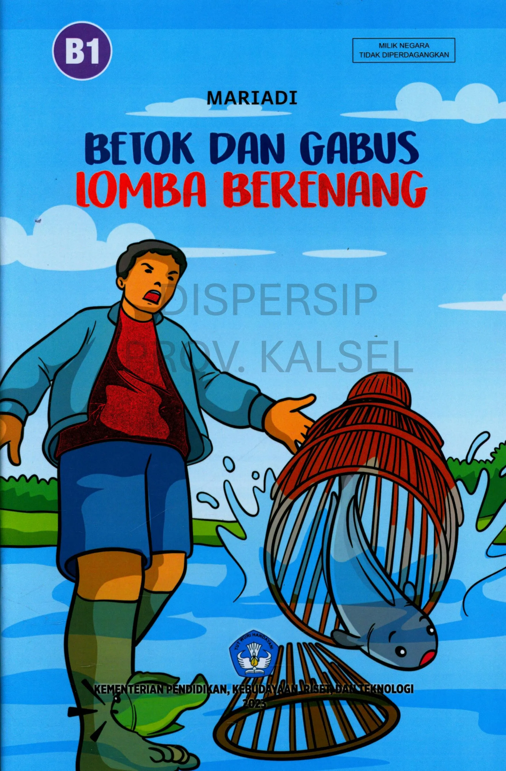 Cover Betok dan gabus lomba berenang / Mariadi