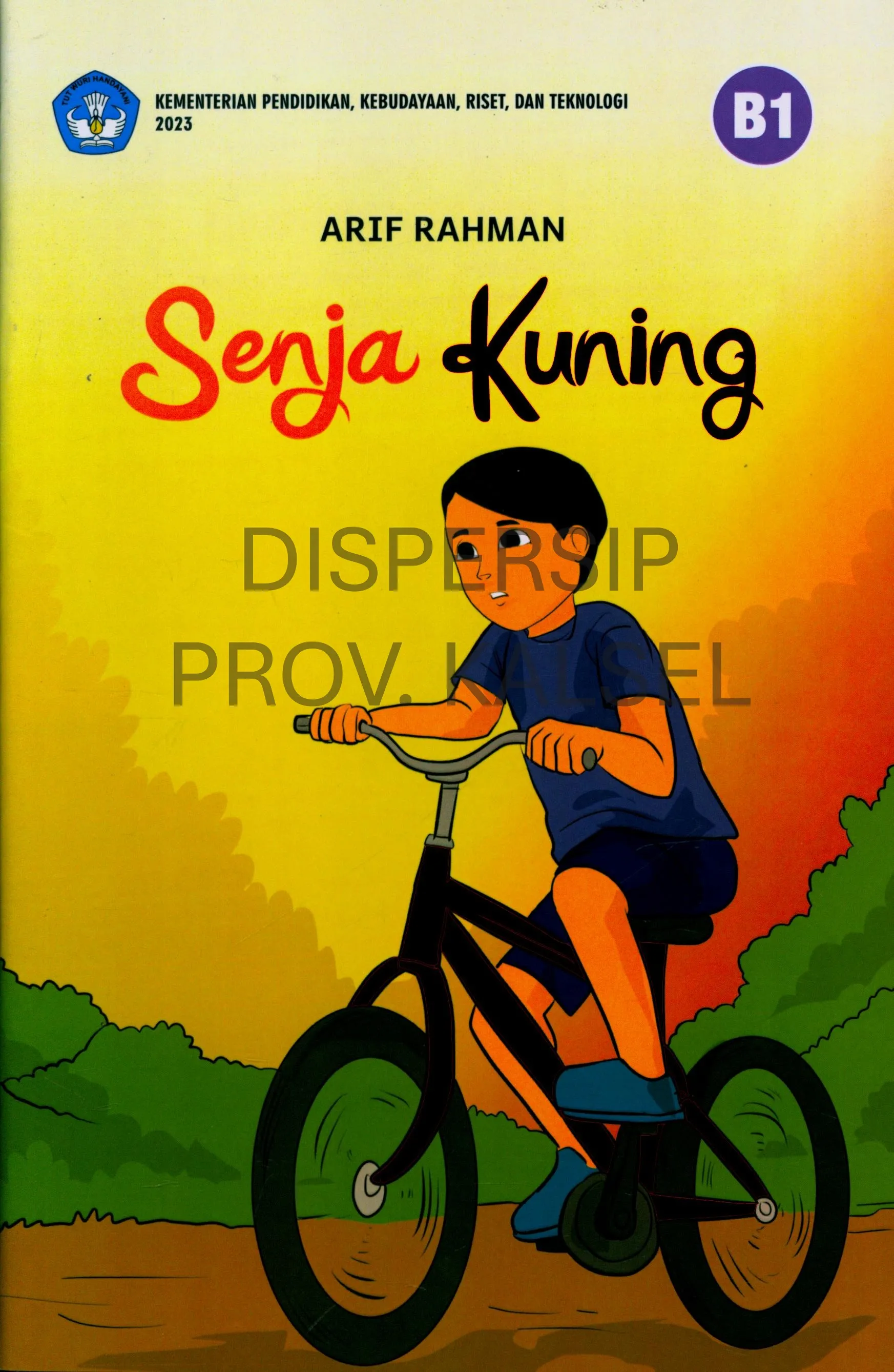 Cover Senja kuning / Arif Rahman