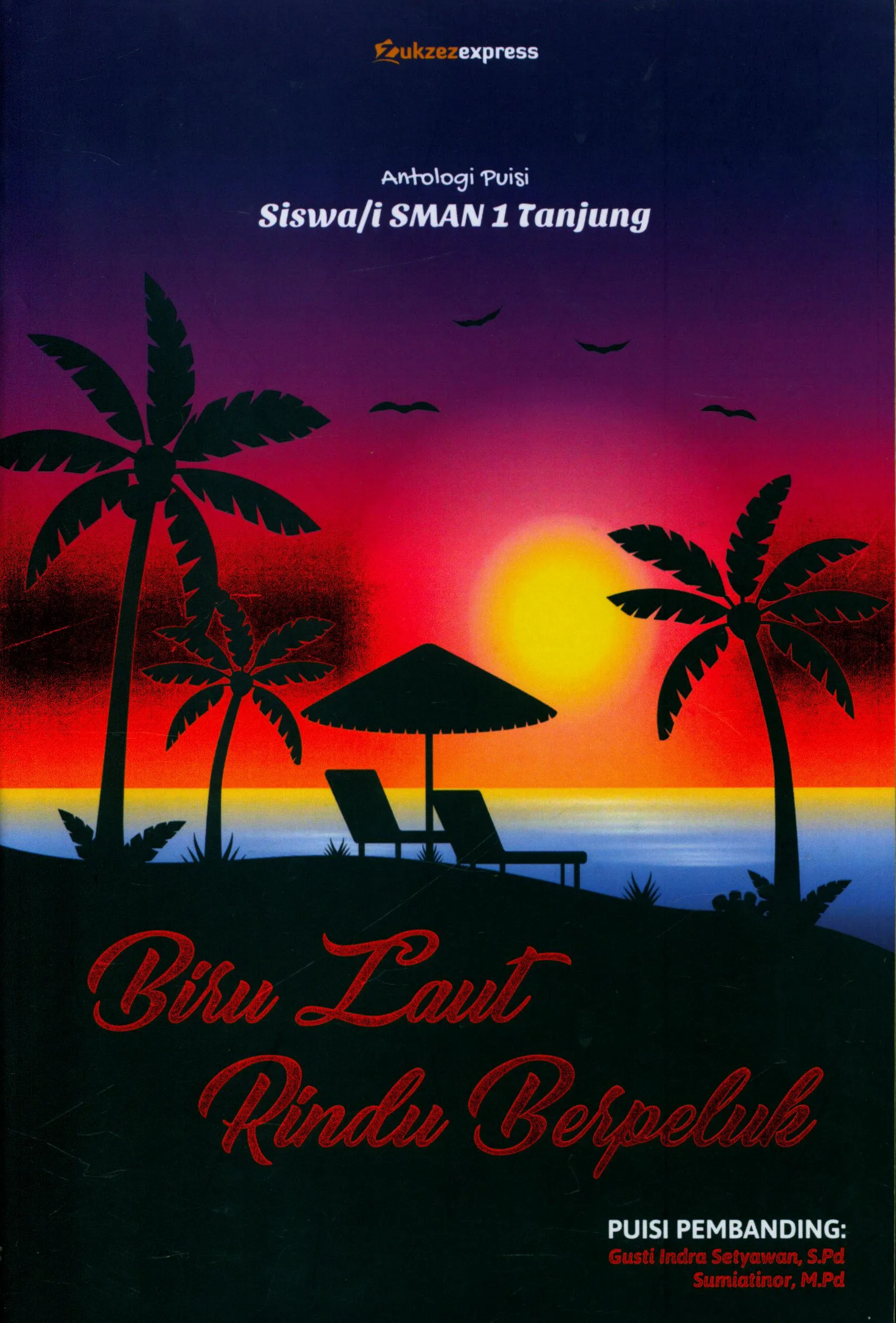 Cover Biru laut rindu berpeluk
