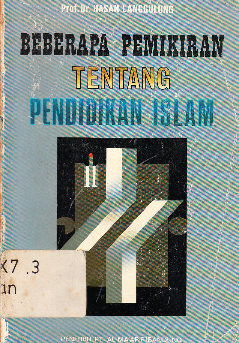 Cover Beberapa pemikiran tentang pendidikan Islam / Hasan Langgulung