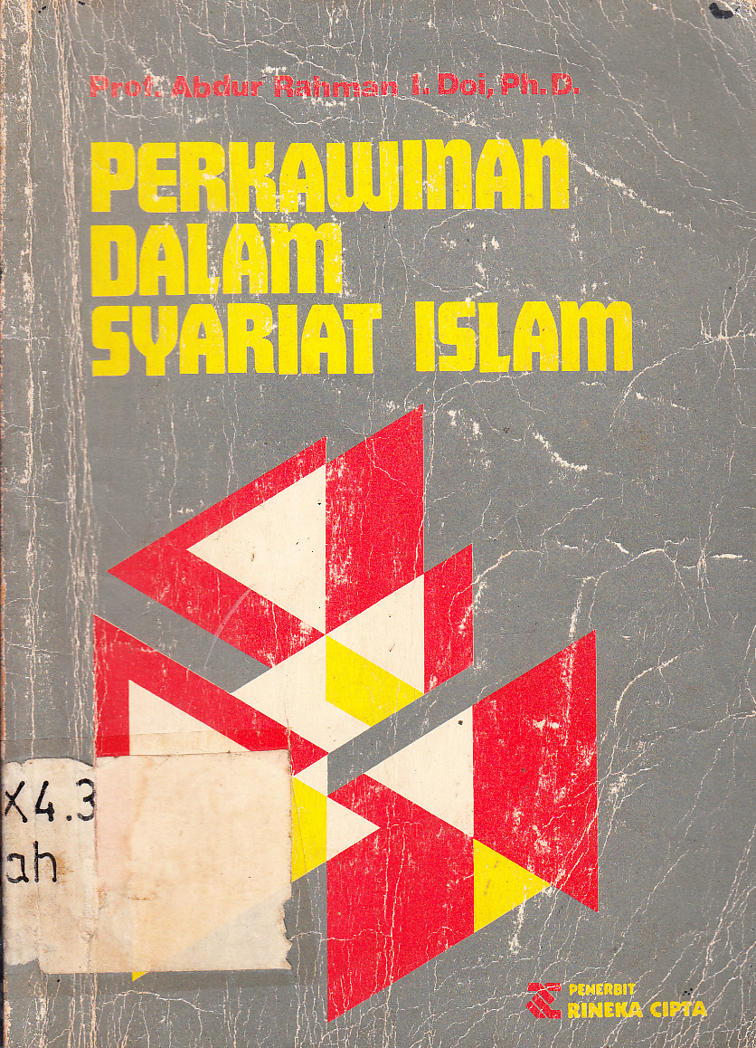 Cover Perkawinan dalam Syariat Islam / Abdur Rahman ; penerjemah, H. Basri Iba Asghary, H. Wadi Masturi