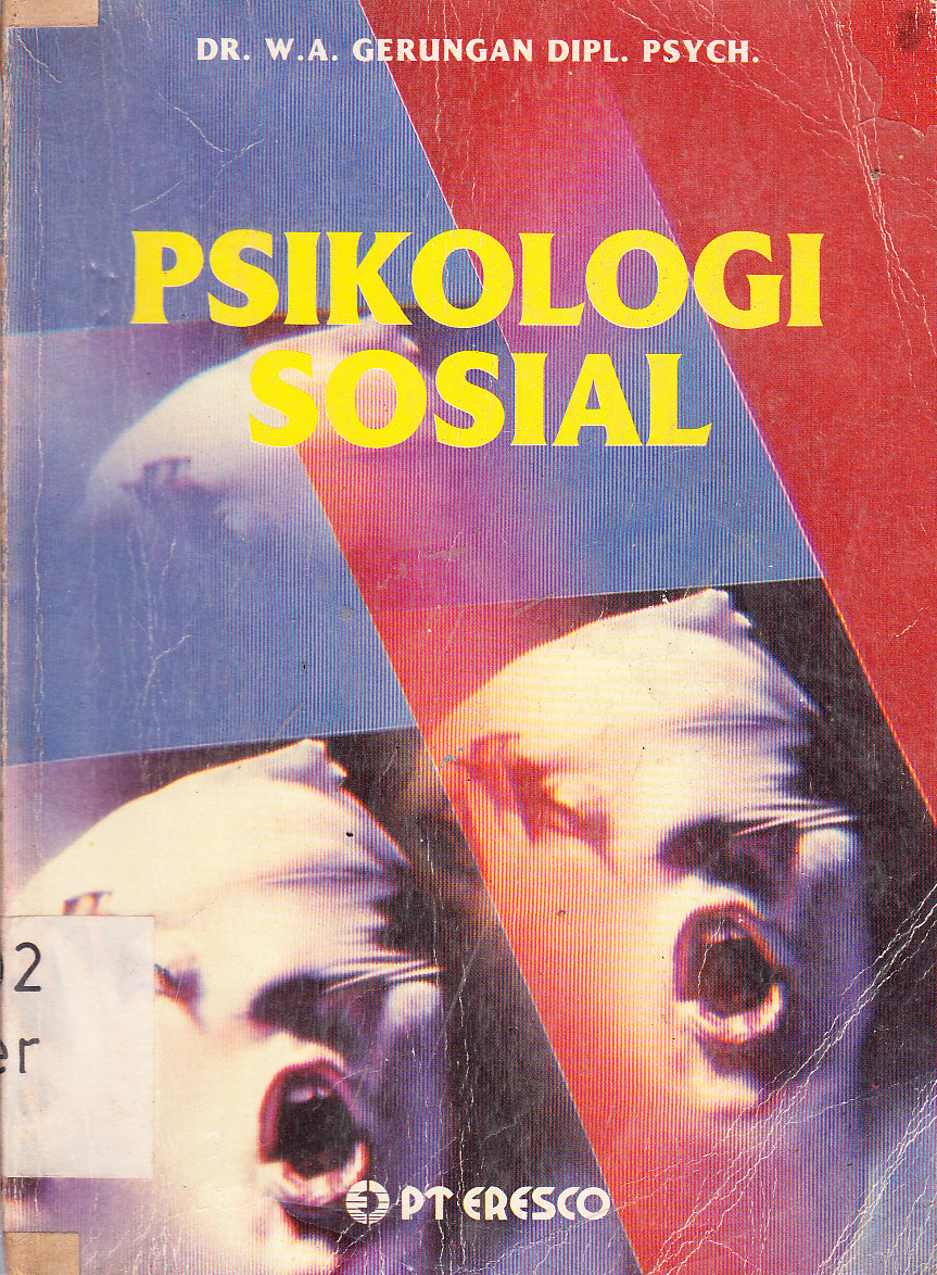 Cover Psikologi sosial / W.A. Gerungan