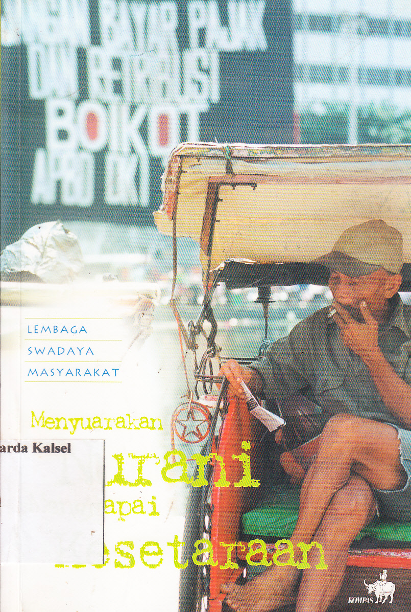 Cover Lembaga swadaya masyarakat : menyuarakan nurani menggapai kesetaraan / editor, HCB Dharmawan