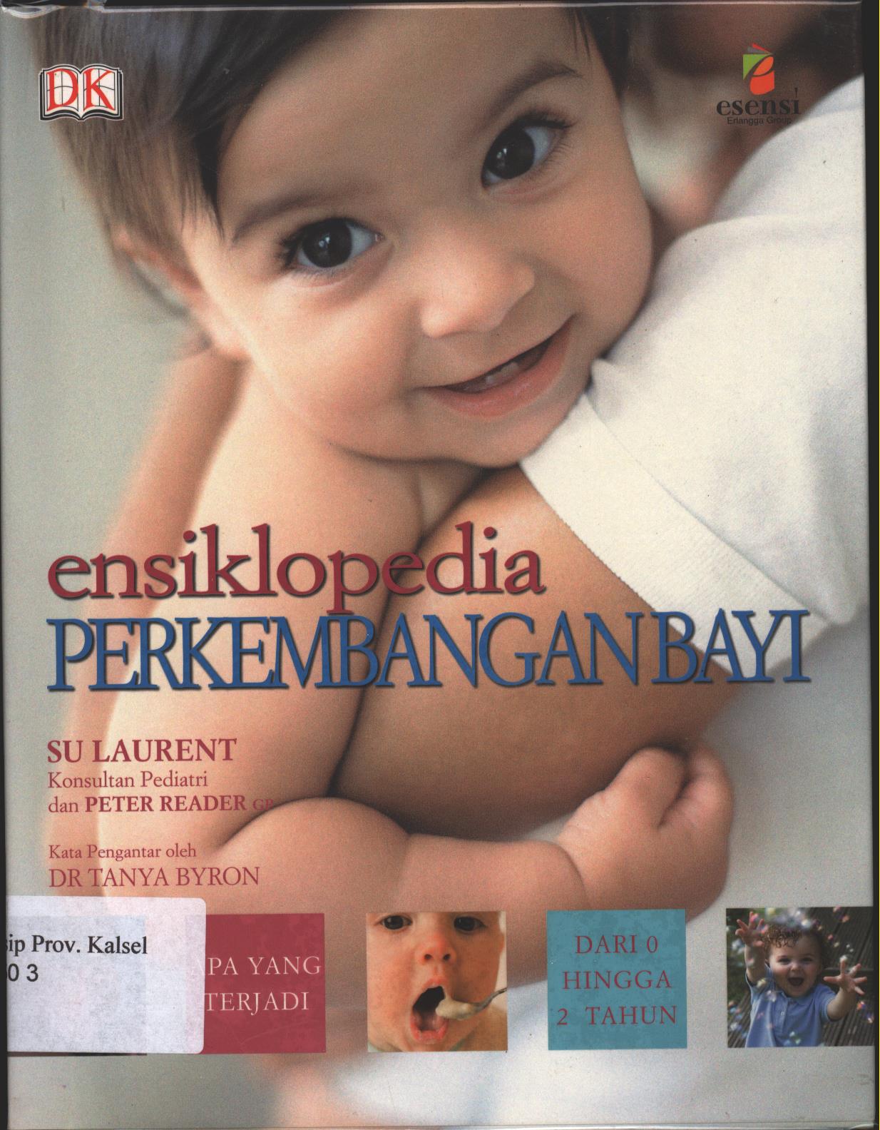 Cover Ensiklopedia perkembangan bayi / Andrea Lucman.