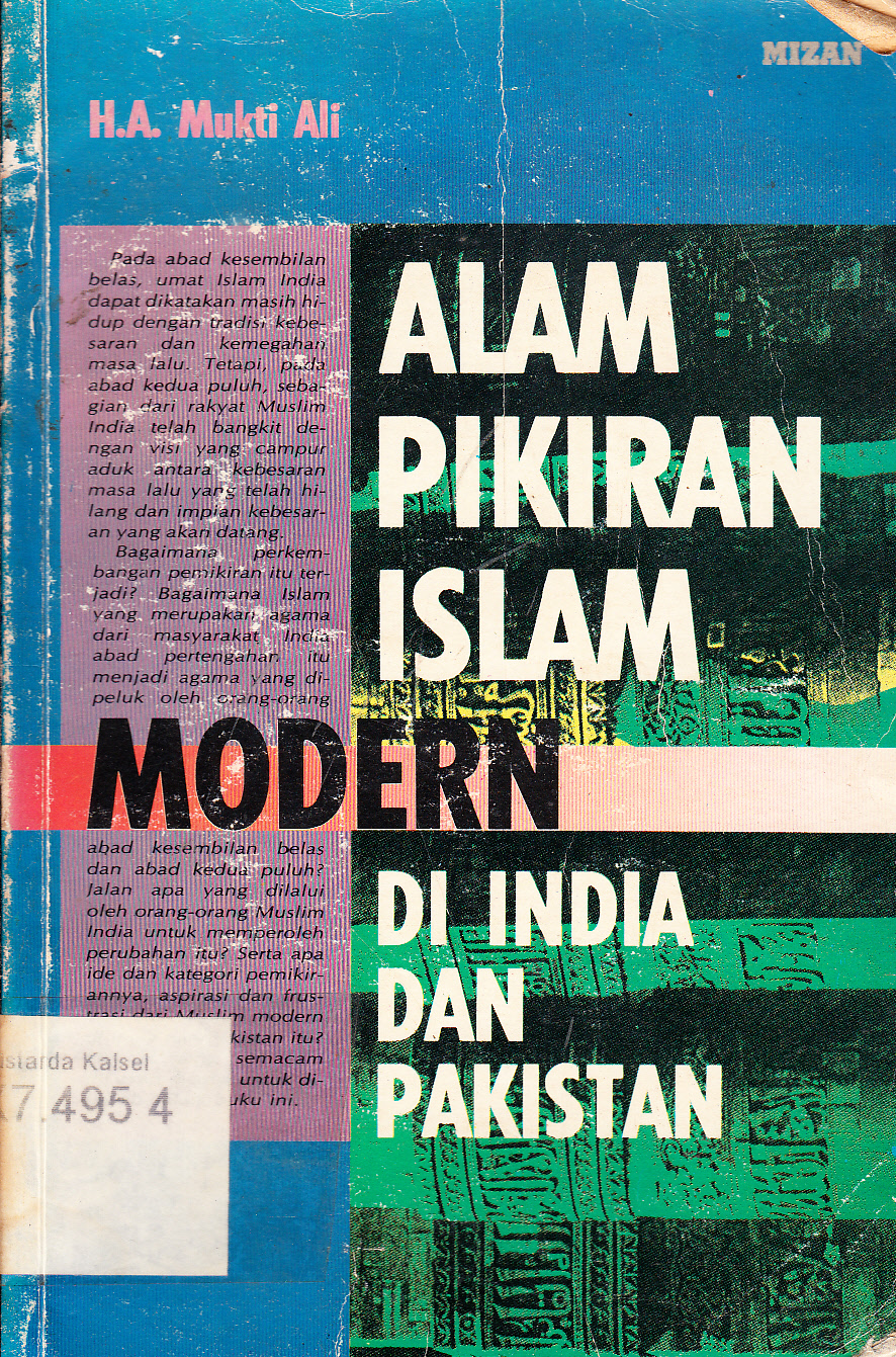Cover Alam Pikiran Islam Modern Di india dan Pakistan / H.A. Mukti Ali
