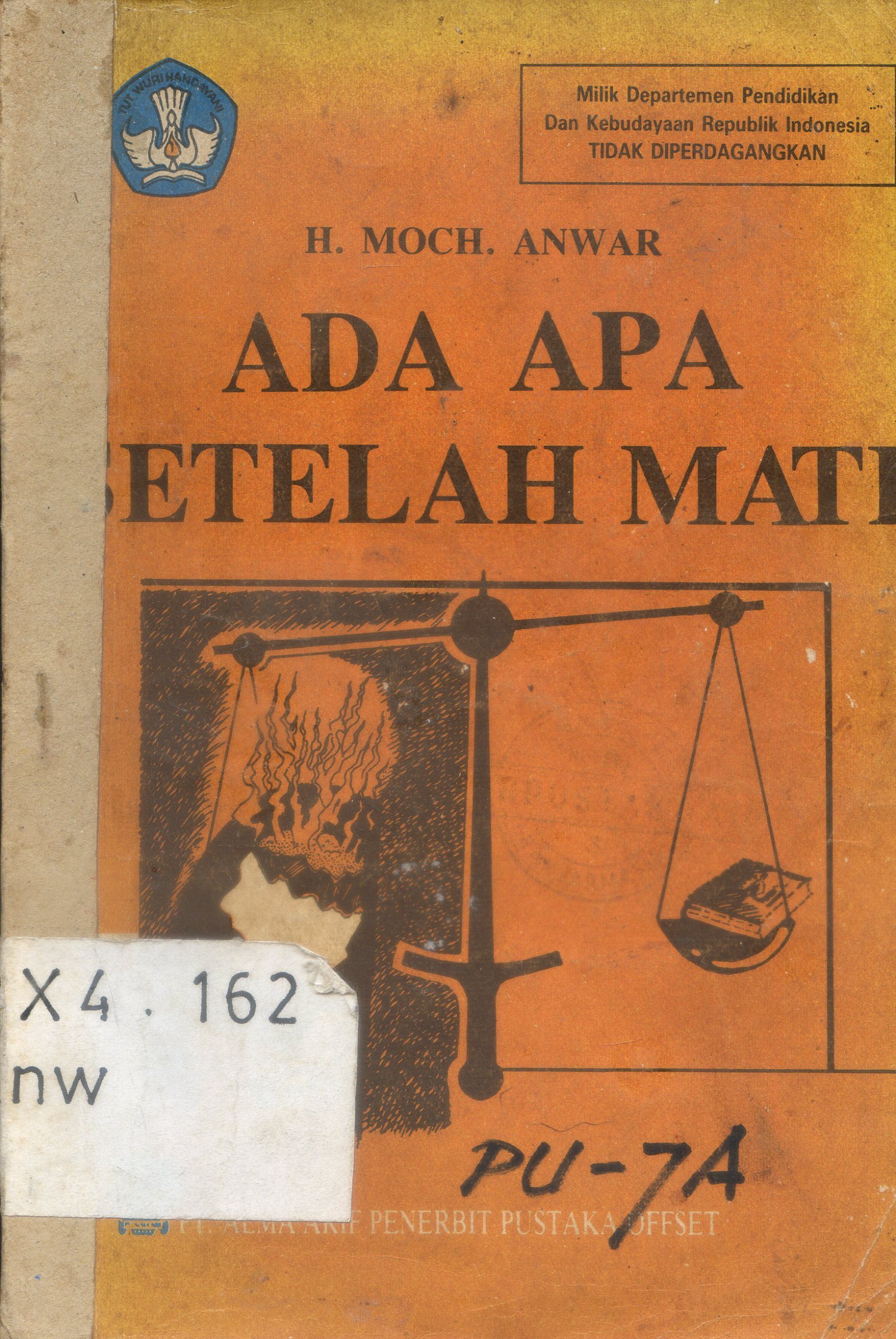 Cover Ada apa setelah mati / H. Moch. Anwar