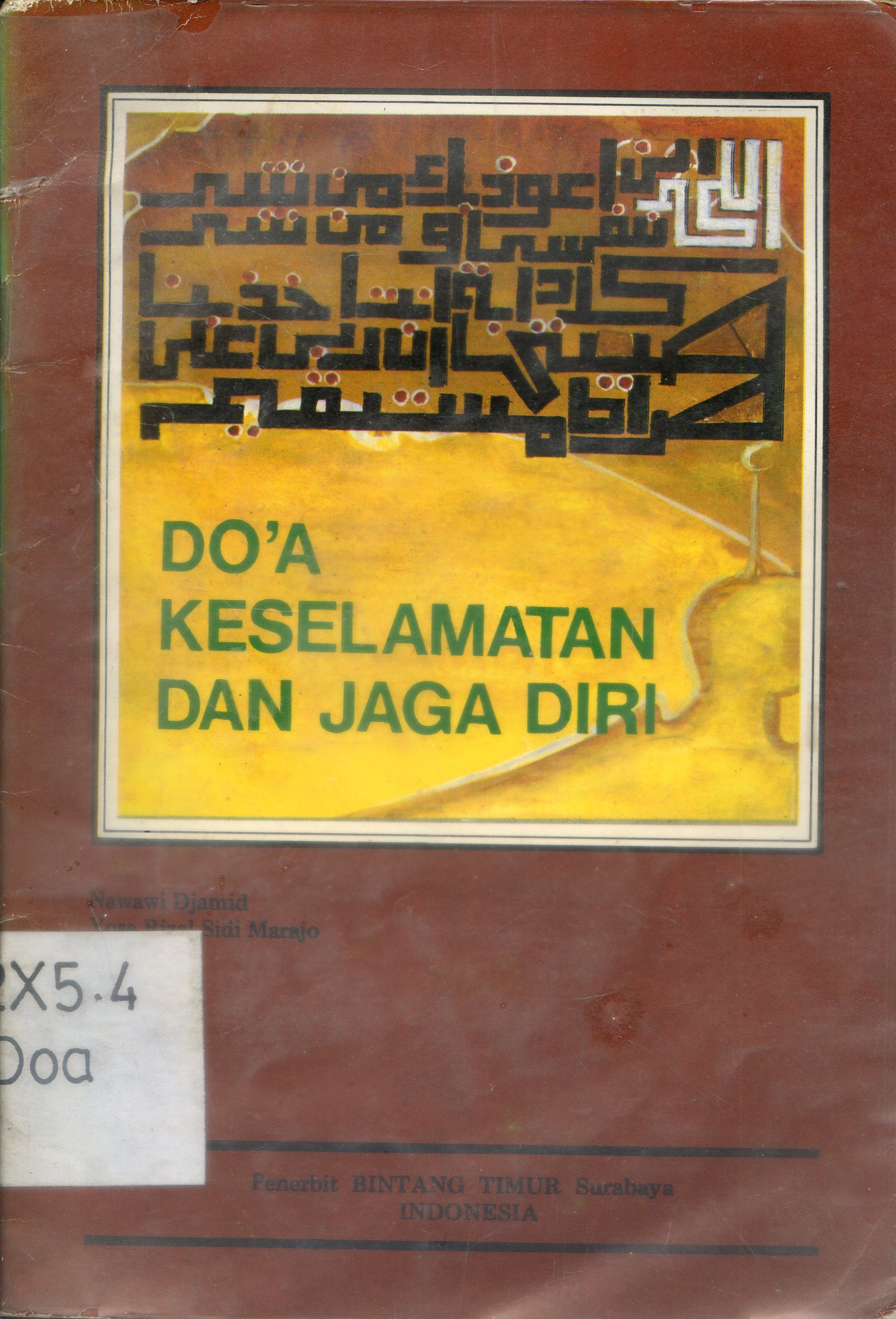 Cover Doa keselamatan dan jaga diri