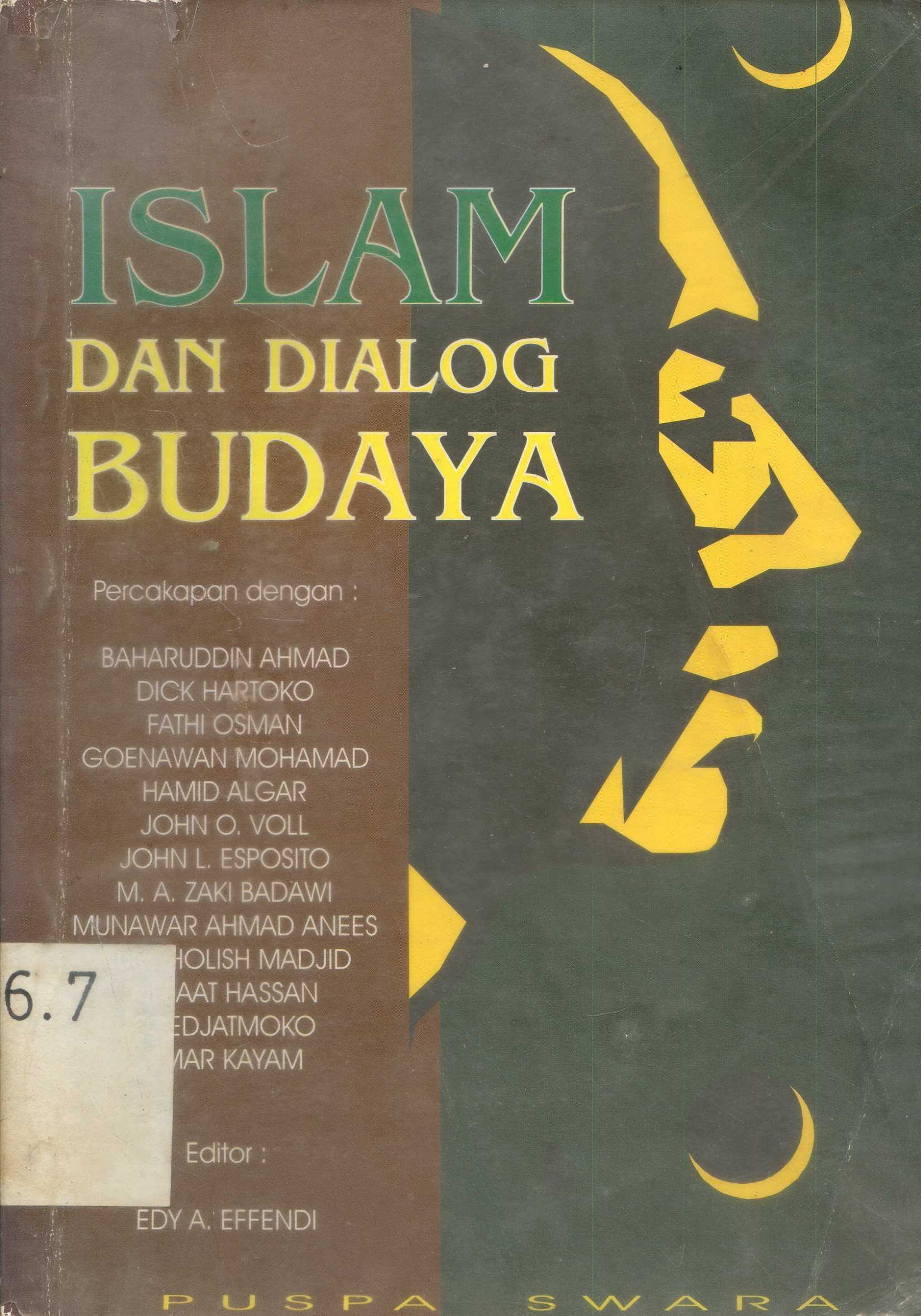 Cover Islam dan Dialog Budaya / editor, Edy A. Effendi