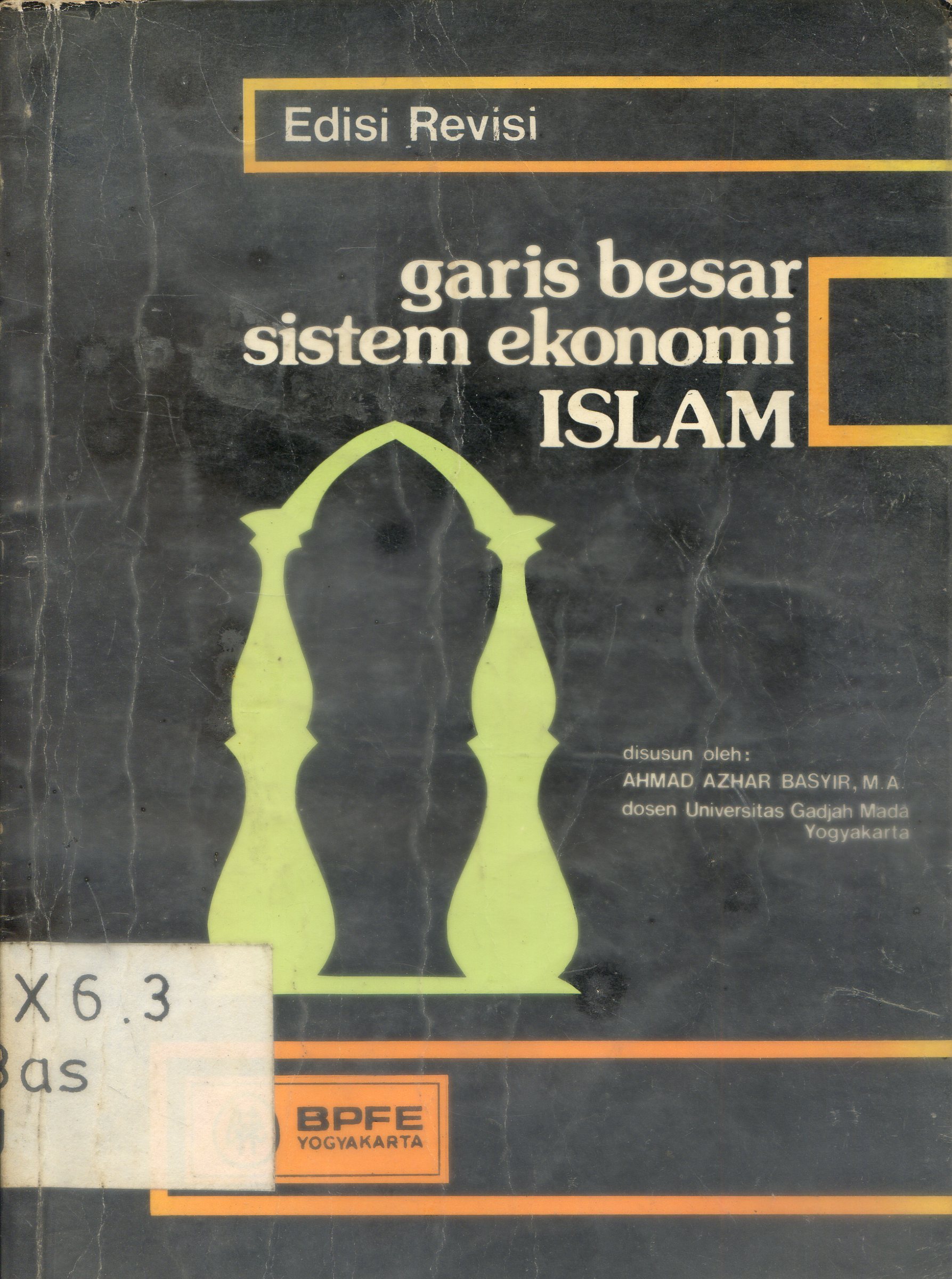 Cover GAris besar sistem ekonomi Islam / Ahmad Azhar Basyir.