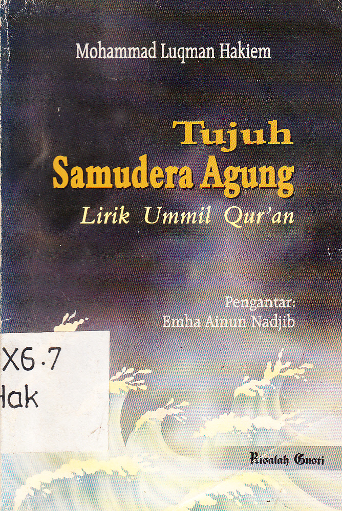Cover Tujuh samudera agung : lirik Ummil Qur'an / Mohammad Luqman Hakiem ; kata pengantar, Emha Ainun Nadjib