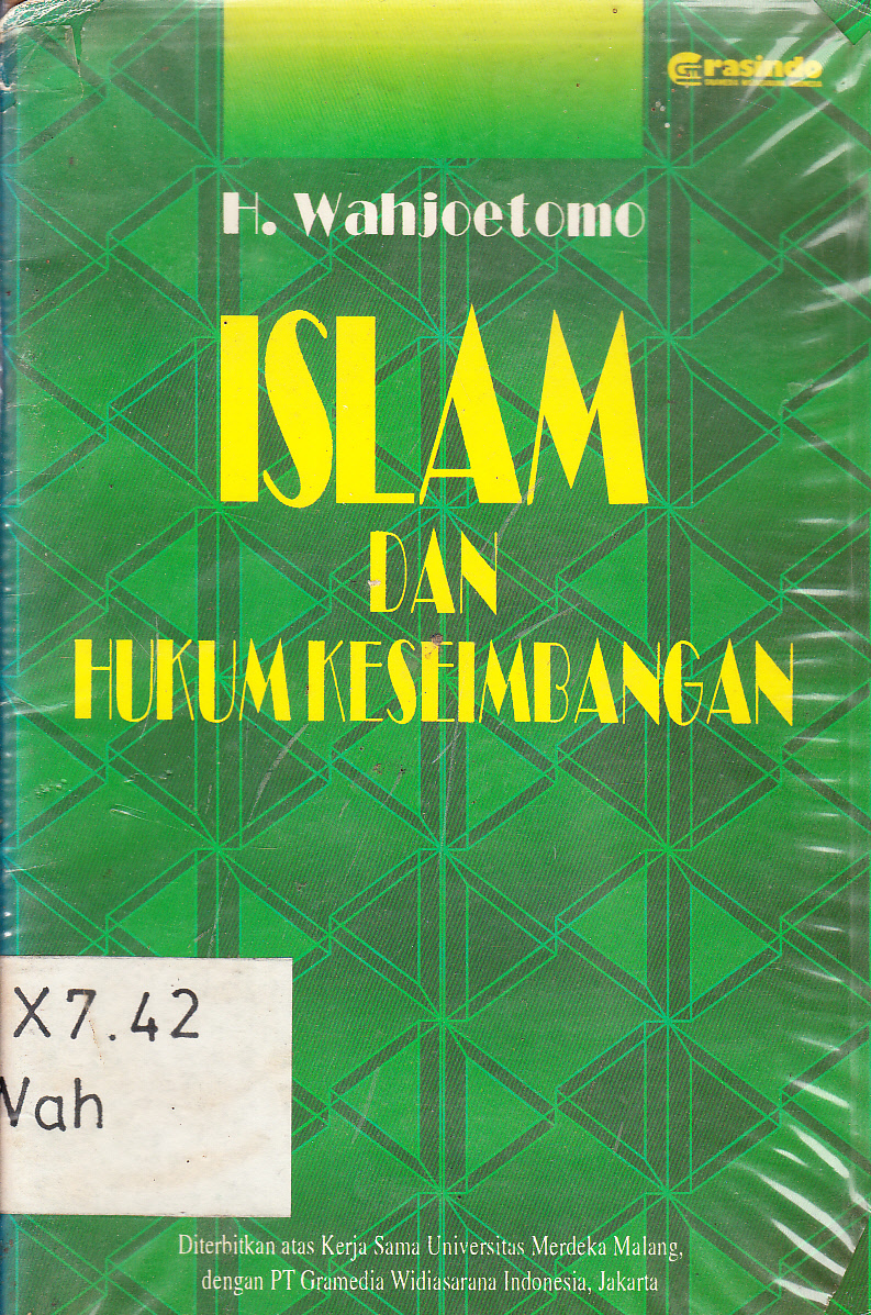 Cover Islam dan hukum keseimbangan / H. Wahjoetomo