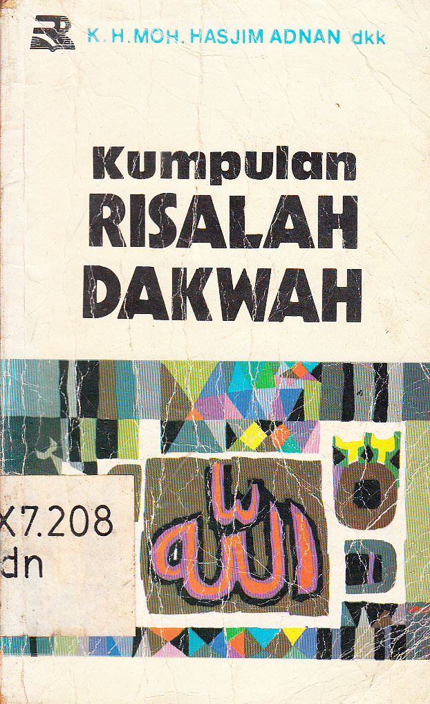 Cover Kumpulan risalah dakwah / K.H.Moh. Hasjim Adnan