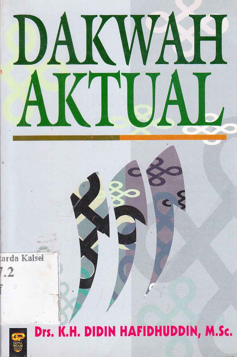 Cover Dakwah aktual / K.H. Didin Hafidhuddin