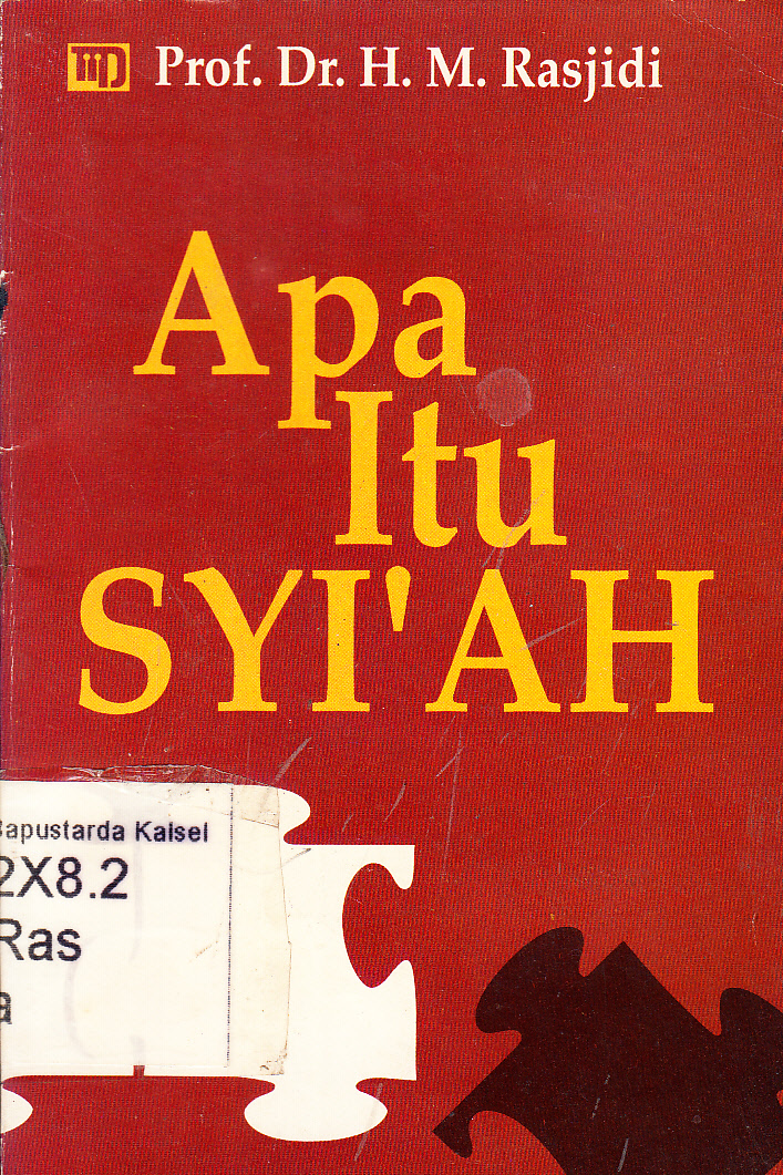 Cover Apa Itu Syi'ah / $C H.M. Rasyidi