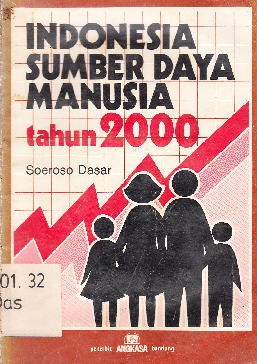 Cover Indonesia Sumber Daya Manusia Tahun 2000 / Soeroso Dasar