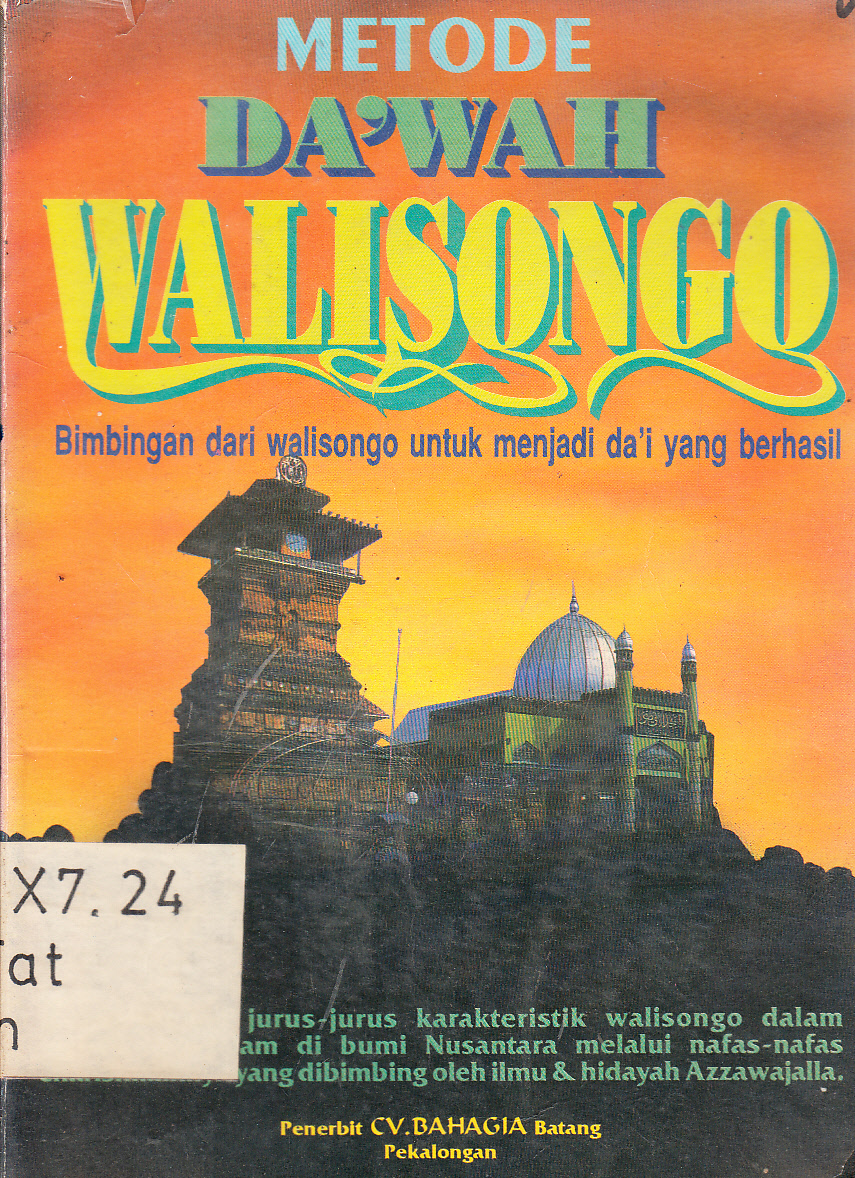 Cover Metode Da'wah Walisongo / Nur Amin Fattah