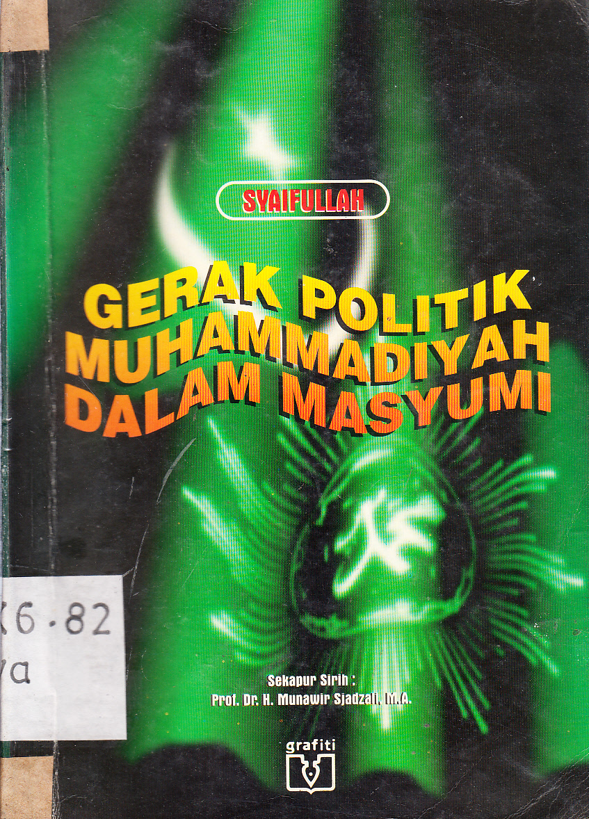 Cover Gerak politik Muhammadiyah dalam masyumi / Syaifullah