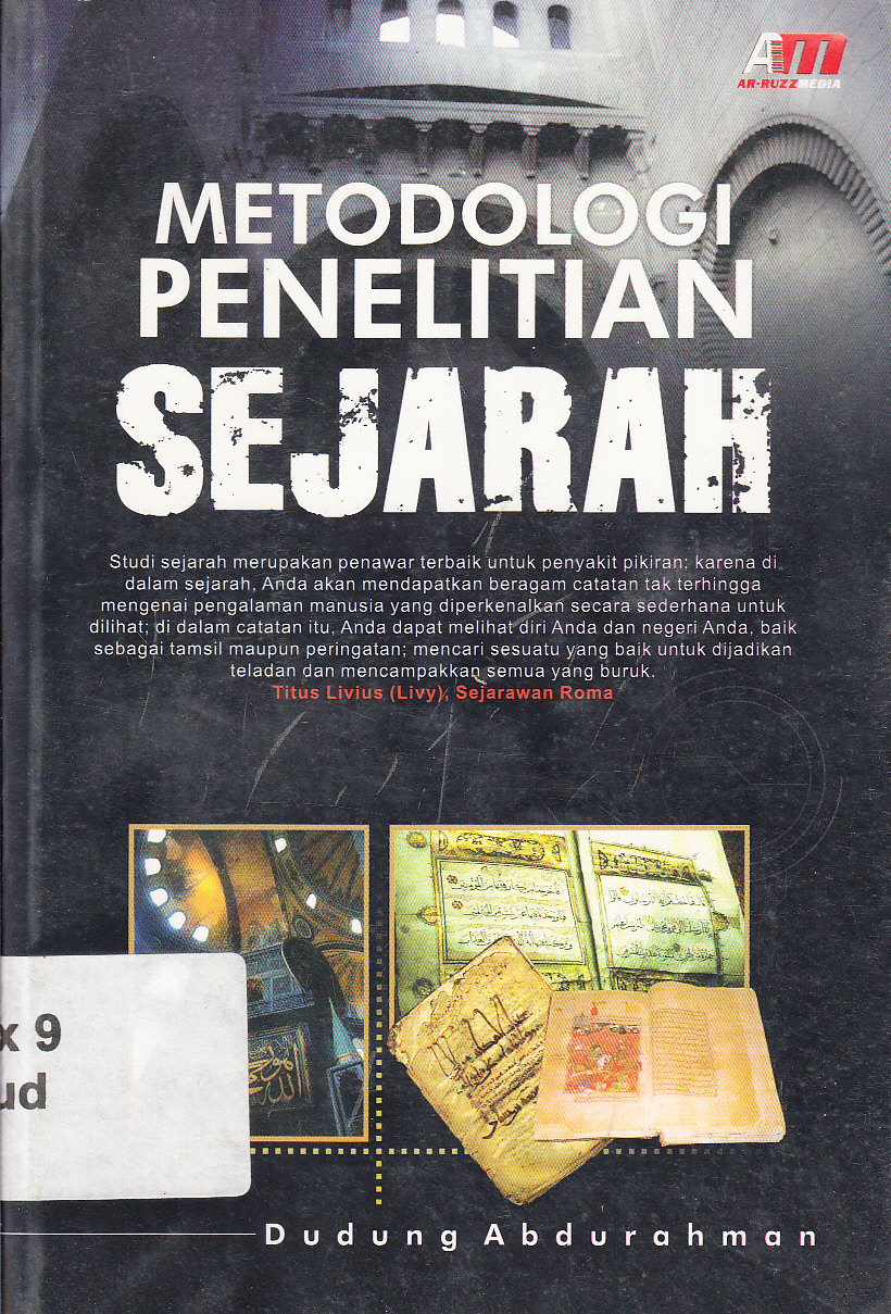Cover Metodologi penelitian sejarah / Dudung Abdurahman ; editor, Aziz Safa