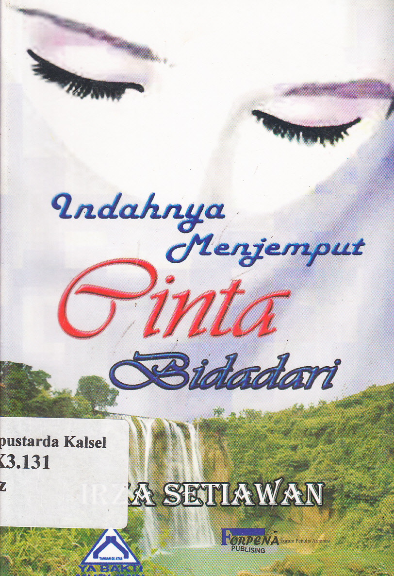 Cover Indahnya menjemput cinta bidadari / Irza Setiawan