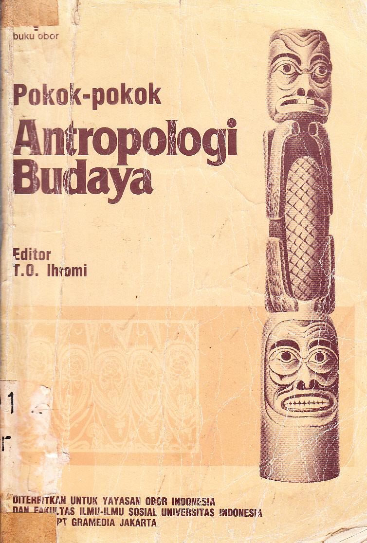 Cover Pokok-Pokok Antropologi Budaya / editor, T.O. Ihromi