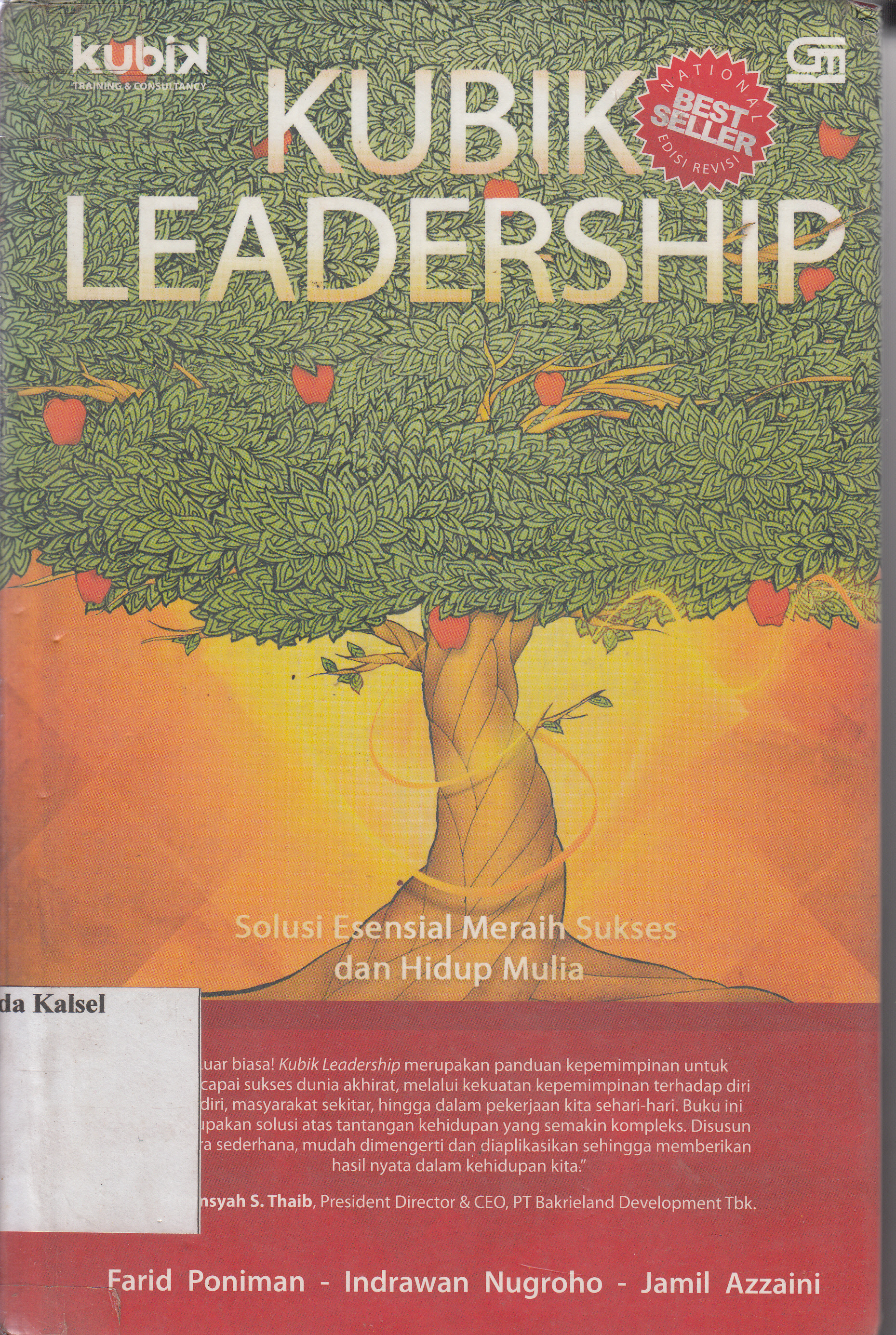 Cover Kubik Leadership :  Solusi Esensial Meraih Sukses dan Hidup Mulia / Farid Poniman, Indrawan Nugroho, Jamil Azzaini