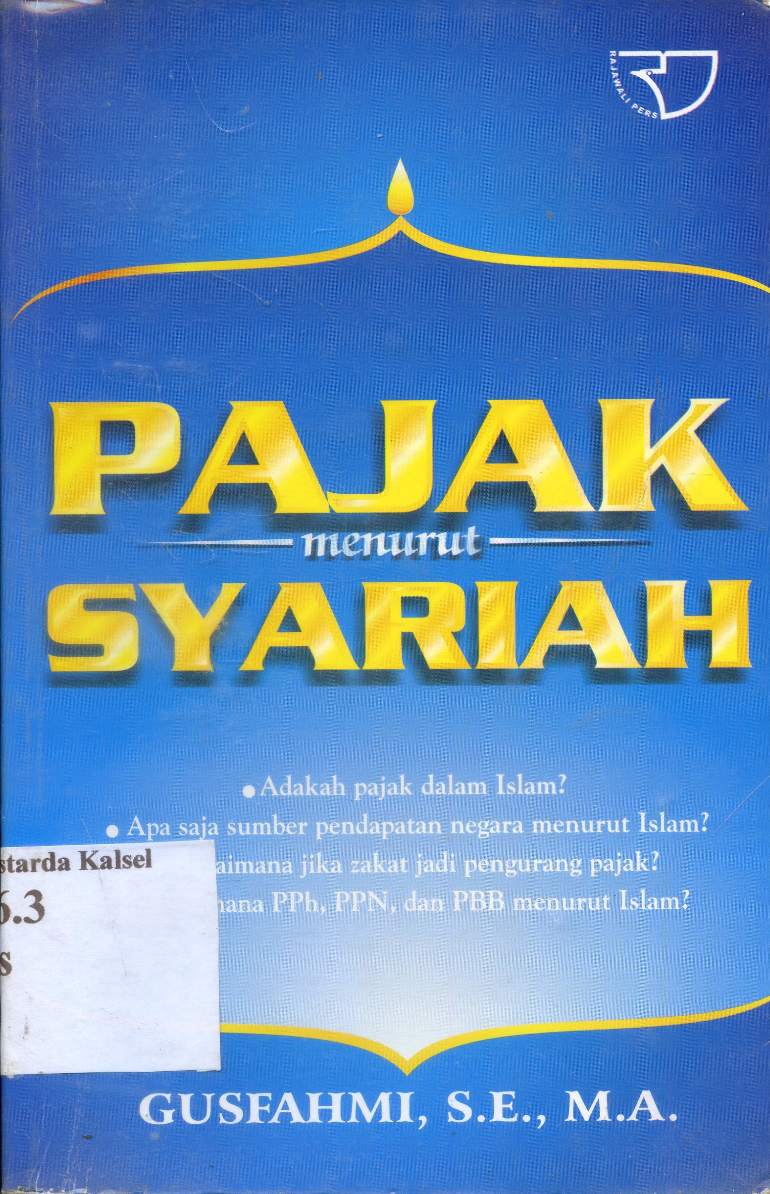 Cover Pajak Menurut Syariah / Gusfahmi