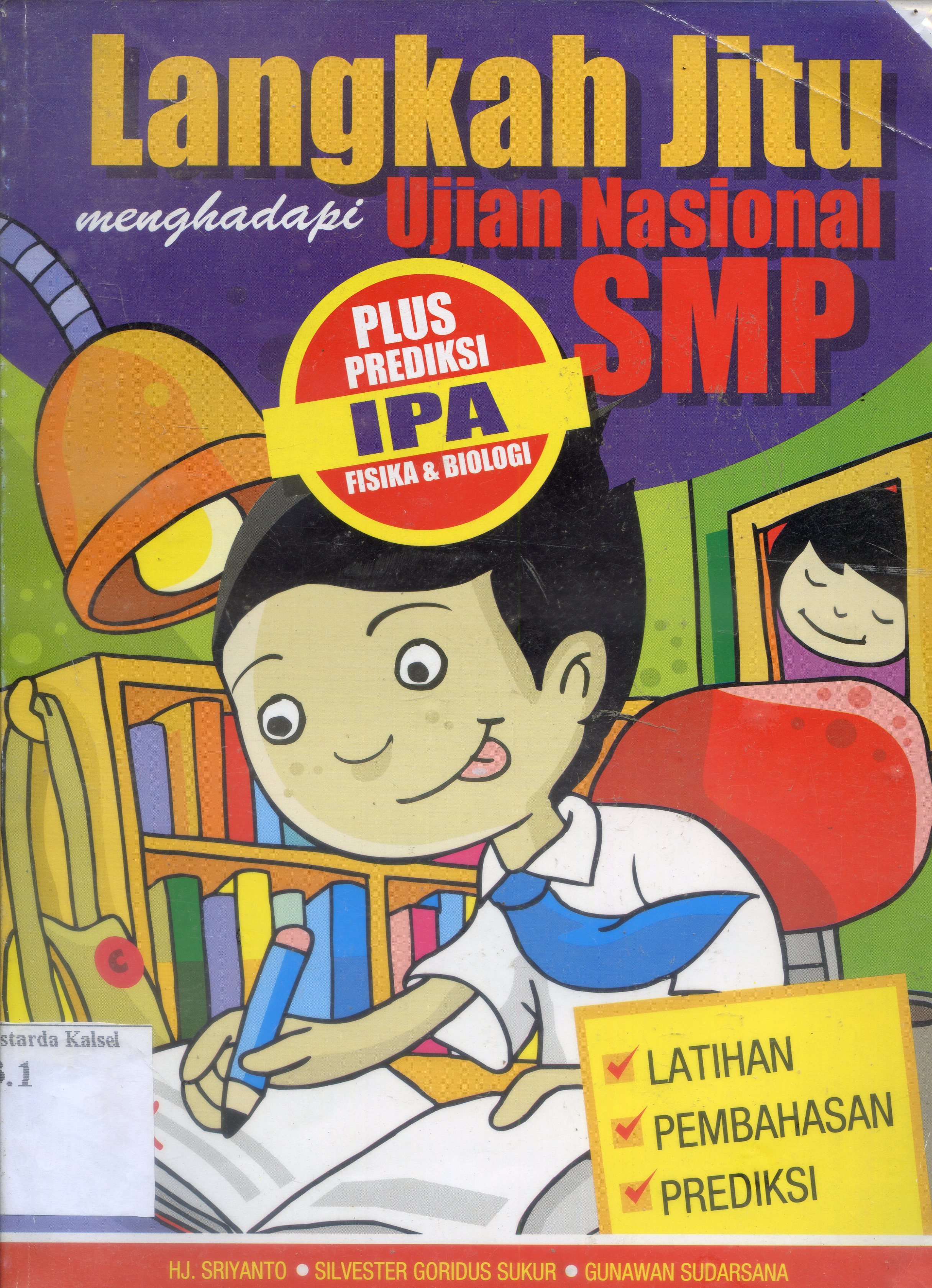 Cover Langkah Jitu Menghadapi Ujian Nasional SMP / Sriyanto