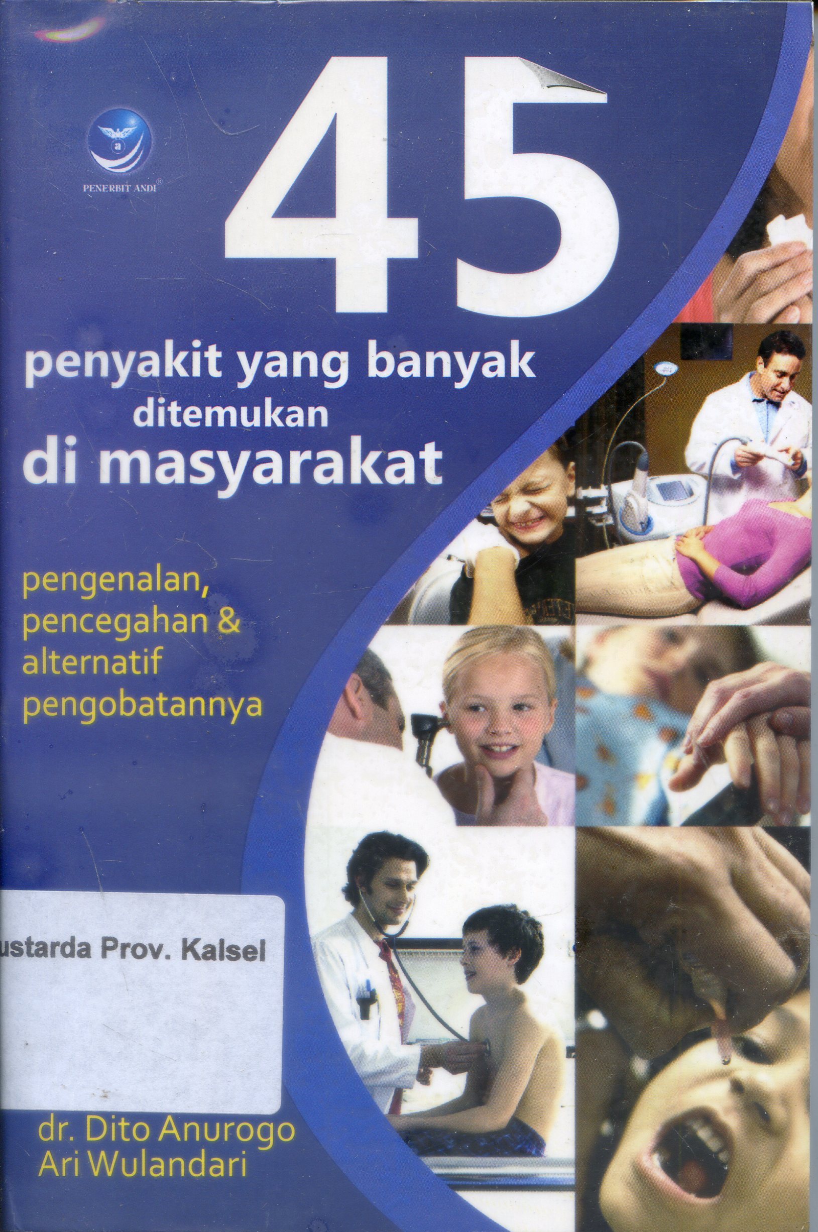 Cover 45 Penyakit Yang Banyak ditemukan di Masyarakat :  Pengenalan, Pencegahan & Alternatif pengobatannya / Dito Anurogo, Ari Wulandari ; Editor, Benedicta Rini W
