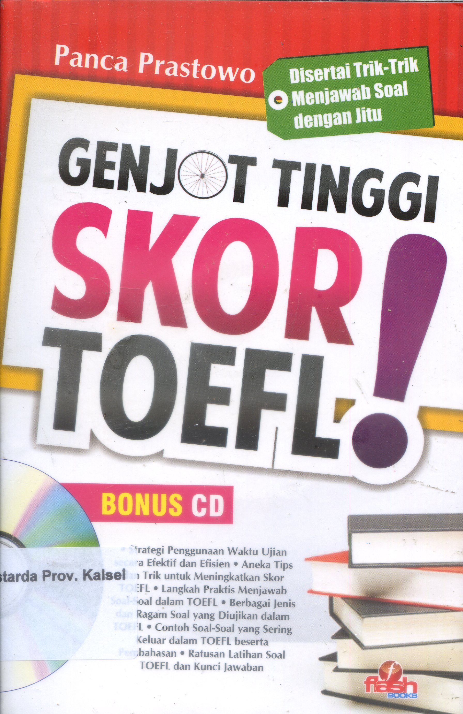 Cover Genjot Tinggi Akor Toefl / Panca Prastowo ; editor, Diyan Yulianto