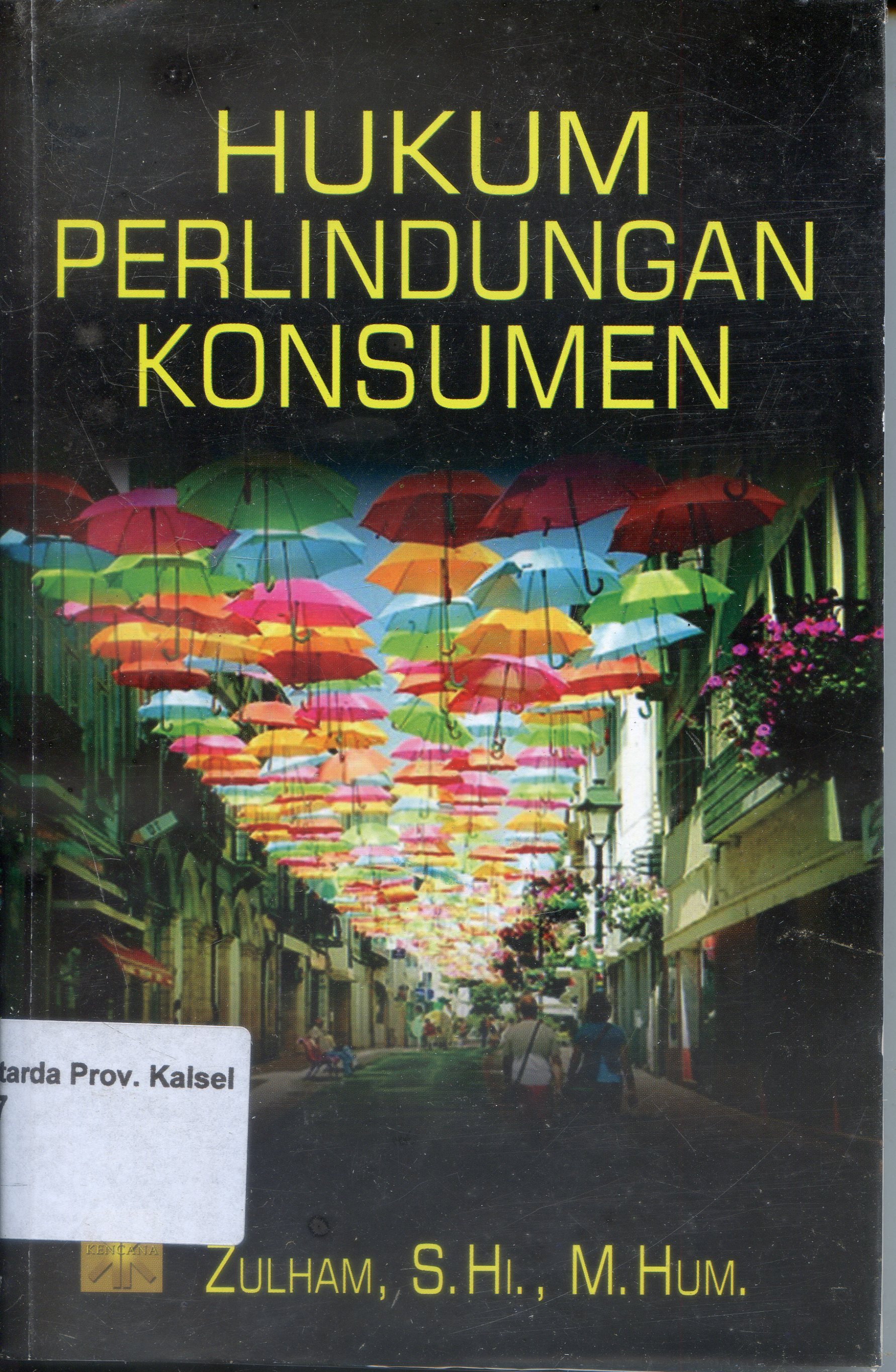 Cover Hukum Perlindungan Konsumen / Zulham