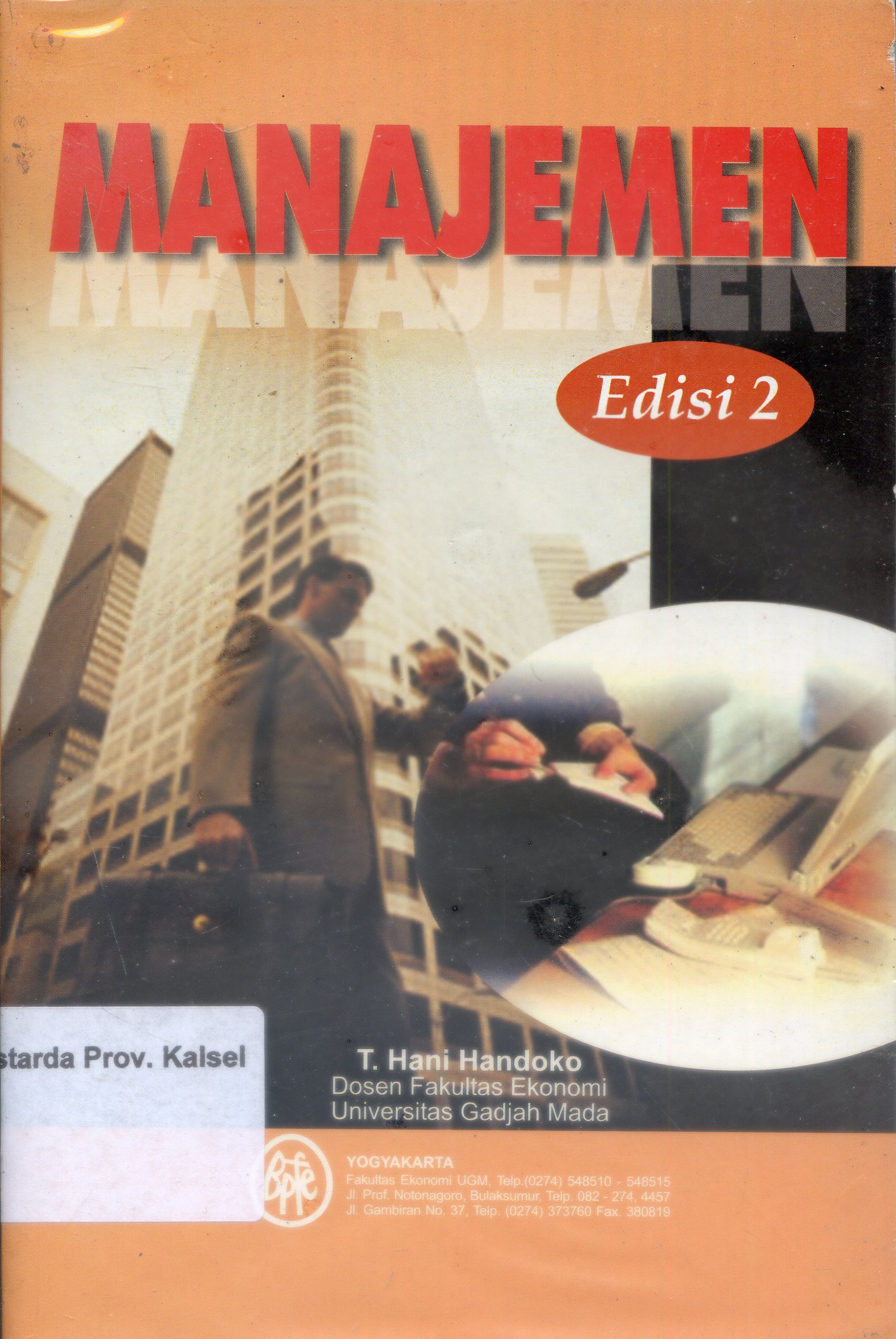 Cover Manajemen / Hani Handoko