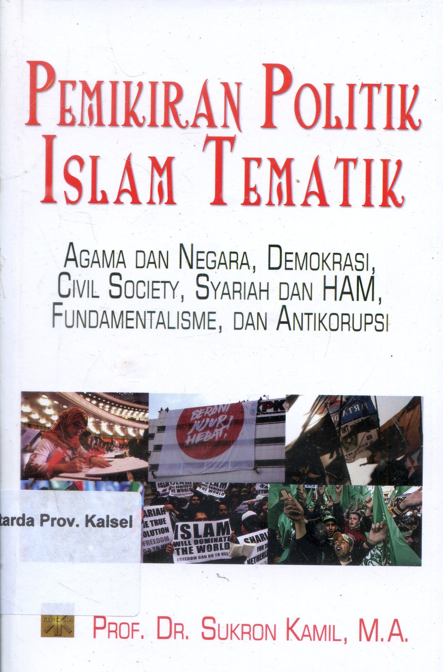 Cover Pemikiran Politik Islam Tematik / Sukrom Kamil