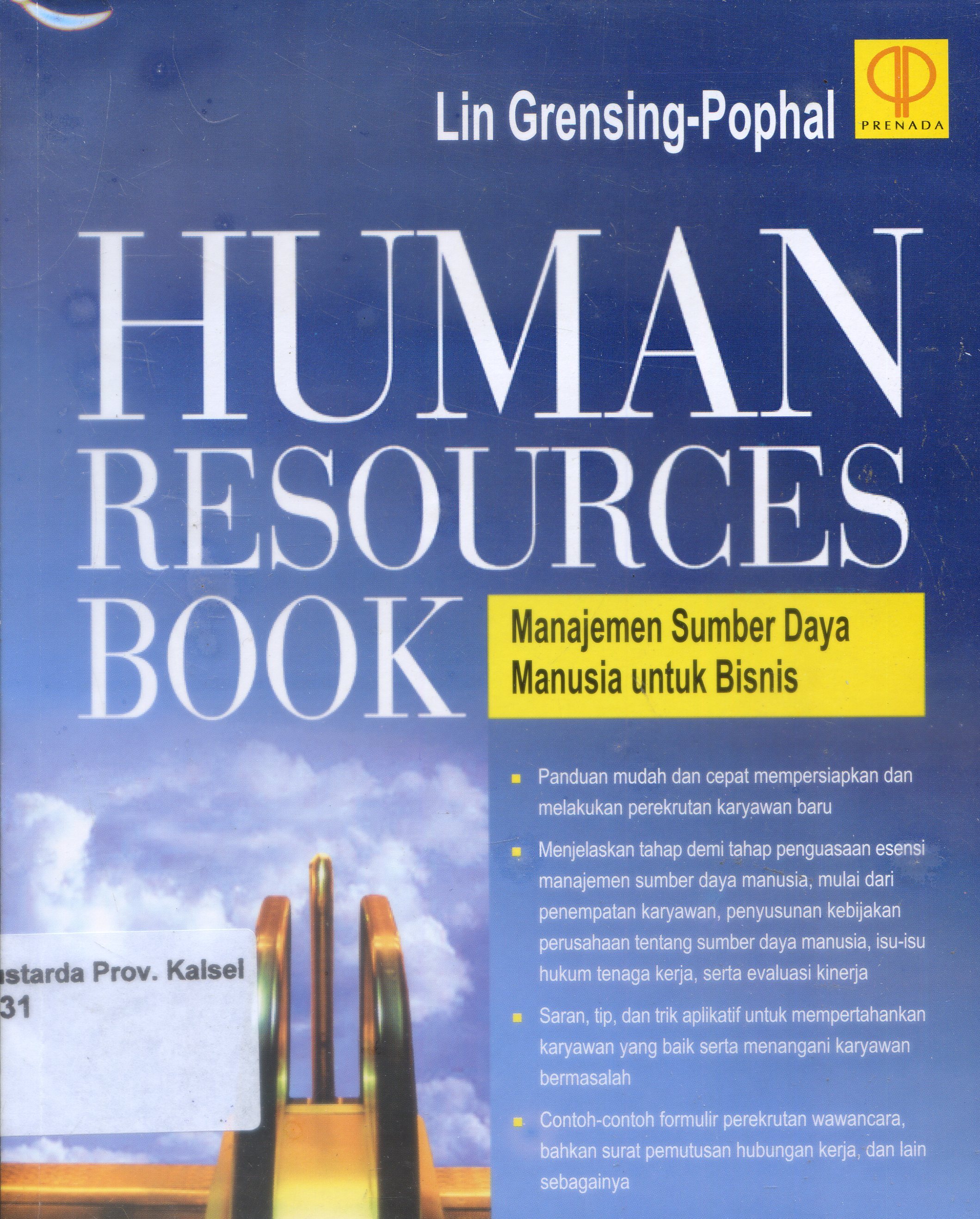 Cover Human Resources Book : Manajemen sumber daya manusia untuk bisnis / Lin Grensing - Pophal ; Penerjemah, Sugiri