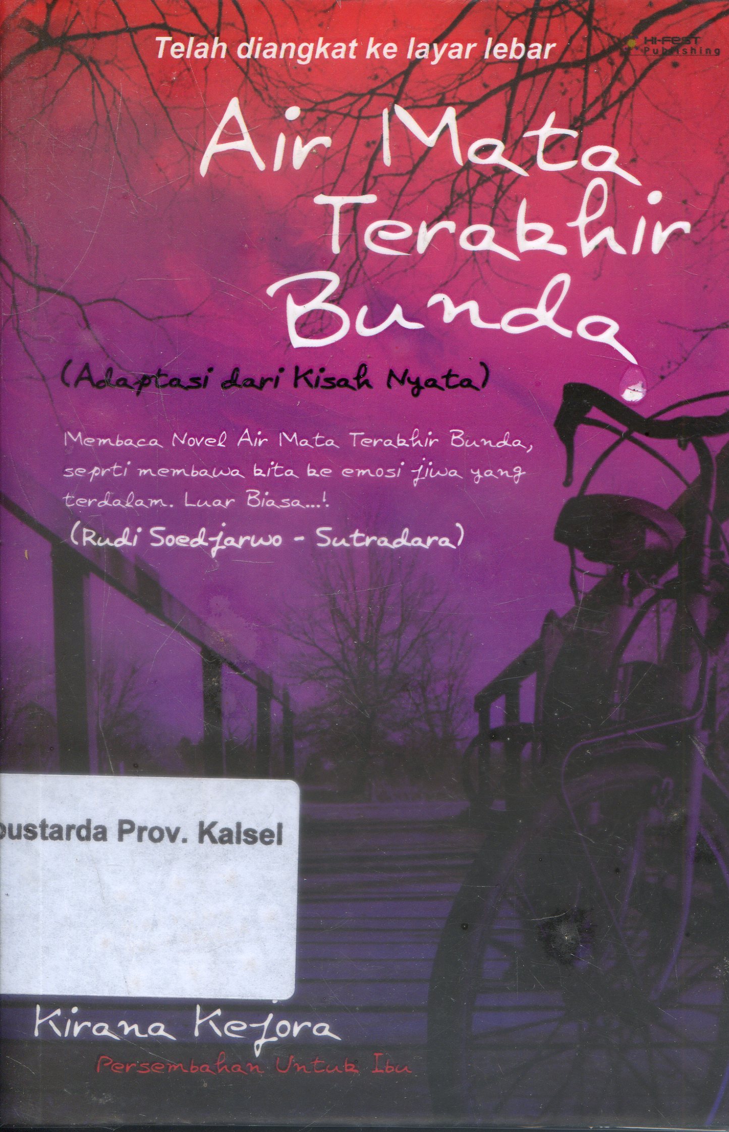 Cover Air Mata Terakhir Bunda / Kirana Kejora ; Editor, Nova Novieta