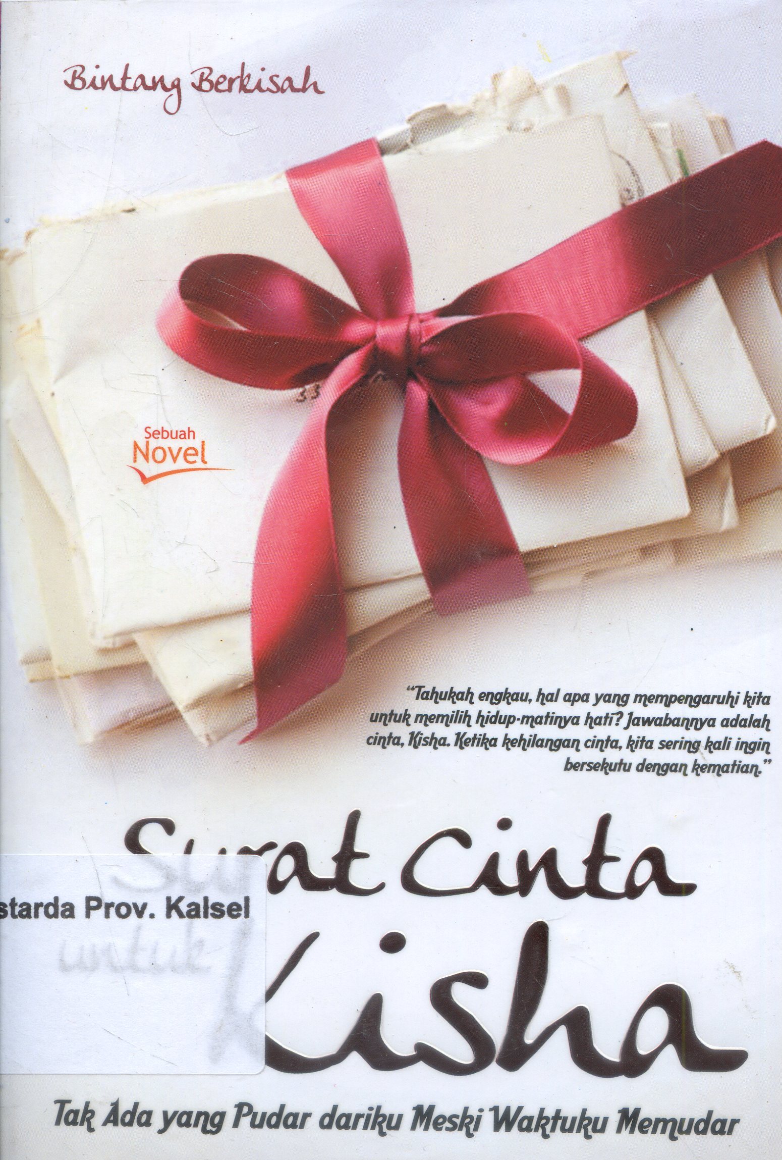 Cover Surat Cinta Untuk Kisha / Bintang Berkisah ; Editor, Misni Parjiati