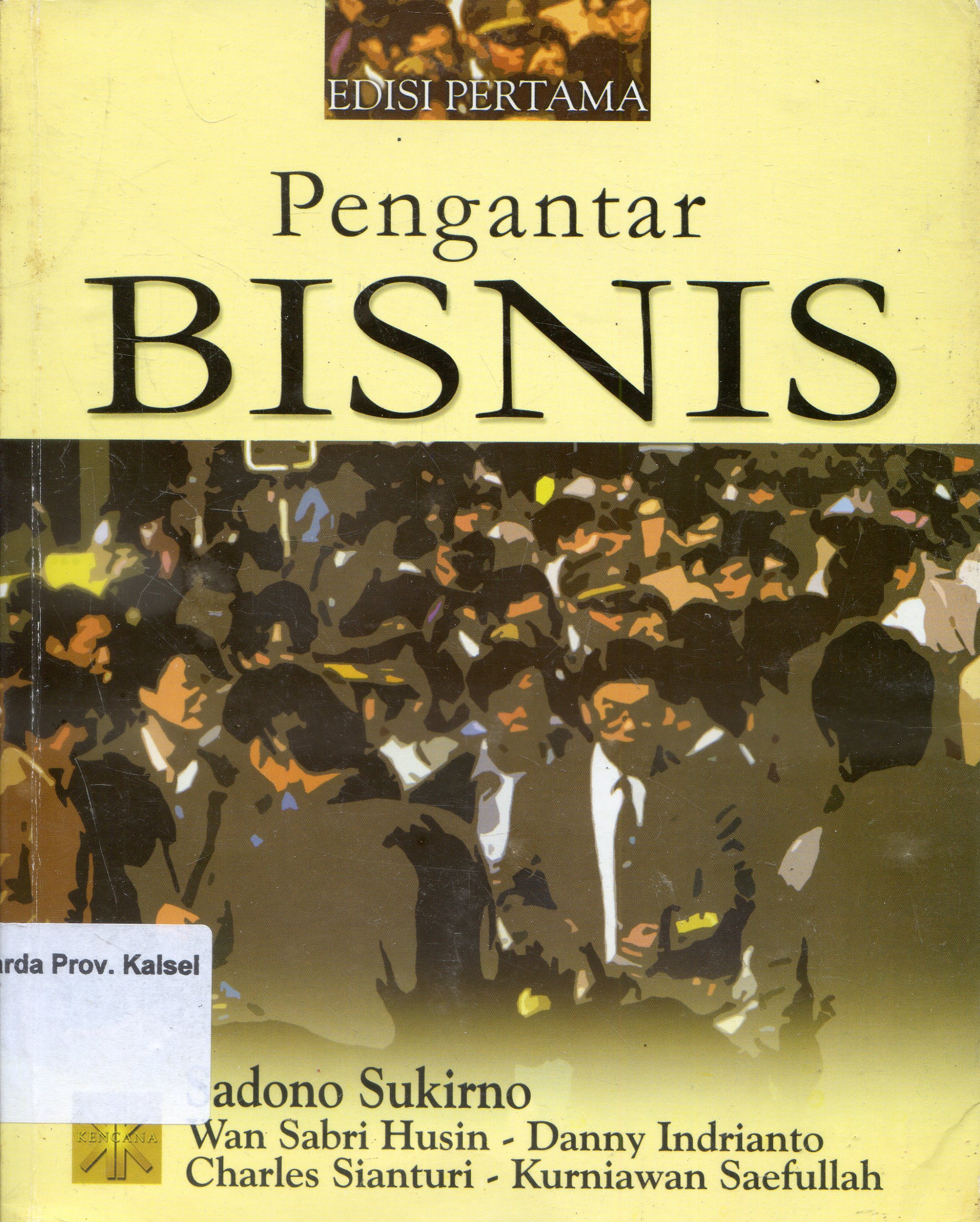 Cover Pengantar Bisnis / Sadono Sukirno [et.al.]
