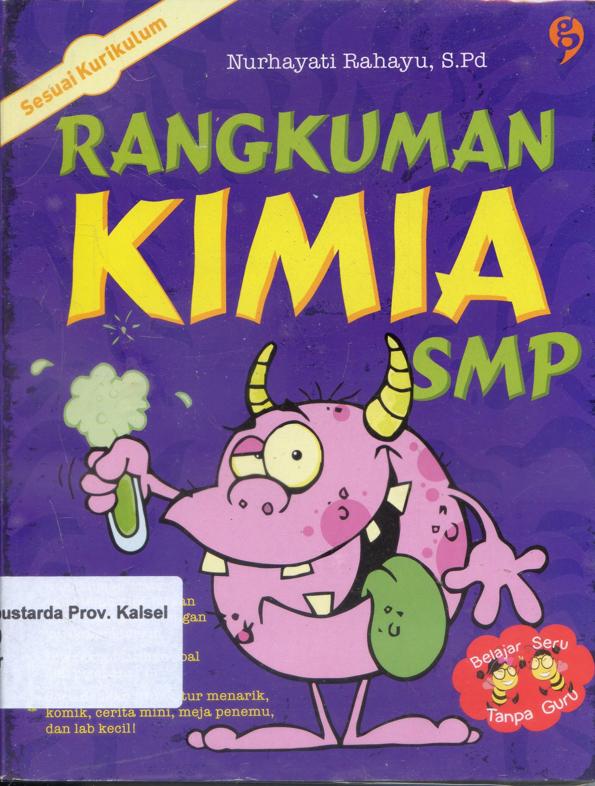 Cover Rangkuman Kimia SMP / Nurhayati Rahayu ; editor, Adawiyah, Gita