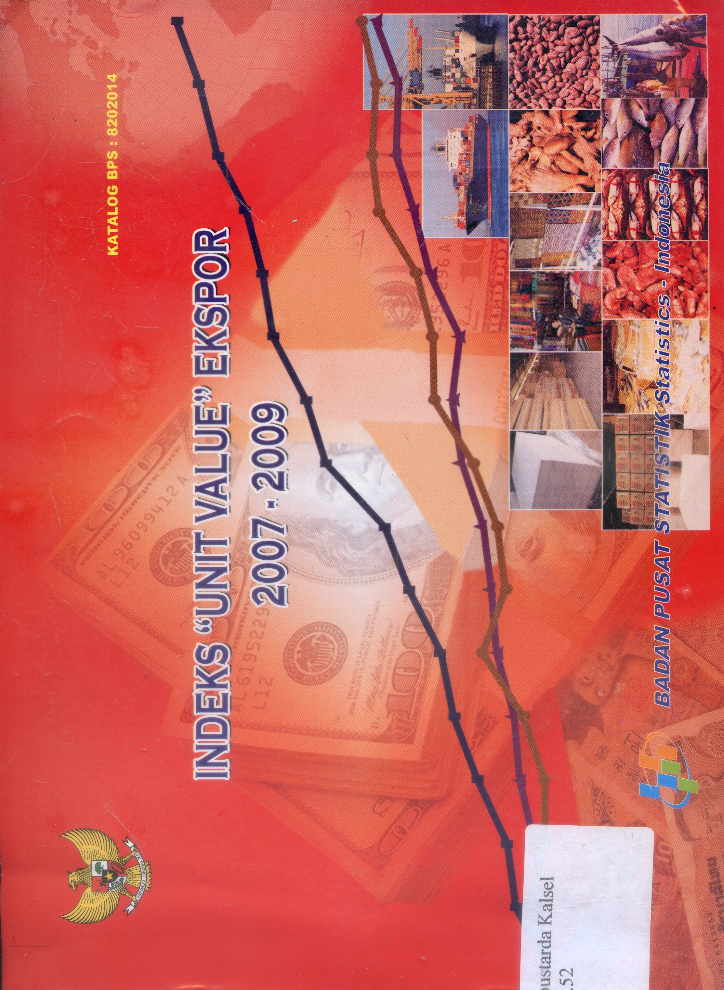 Cover Indeks " unit Value" Ekspor / Tuti Mayawati ; Editor, Ibnu Sabilil, Edi Prawoto