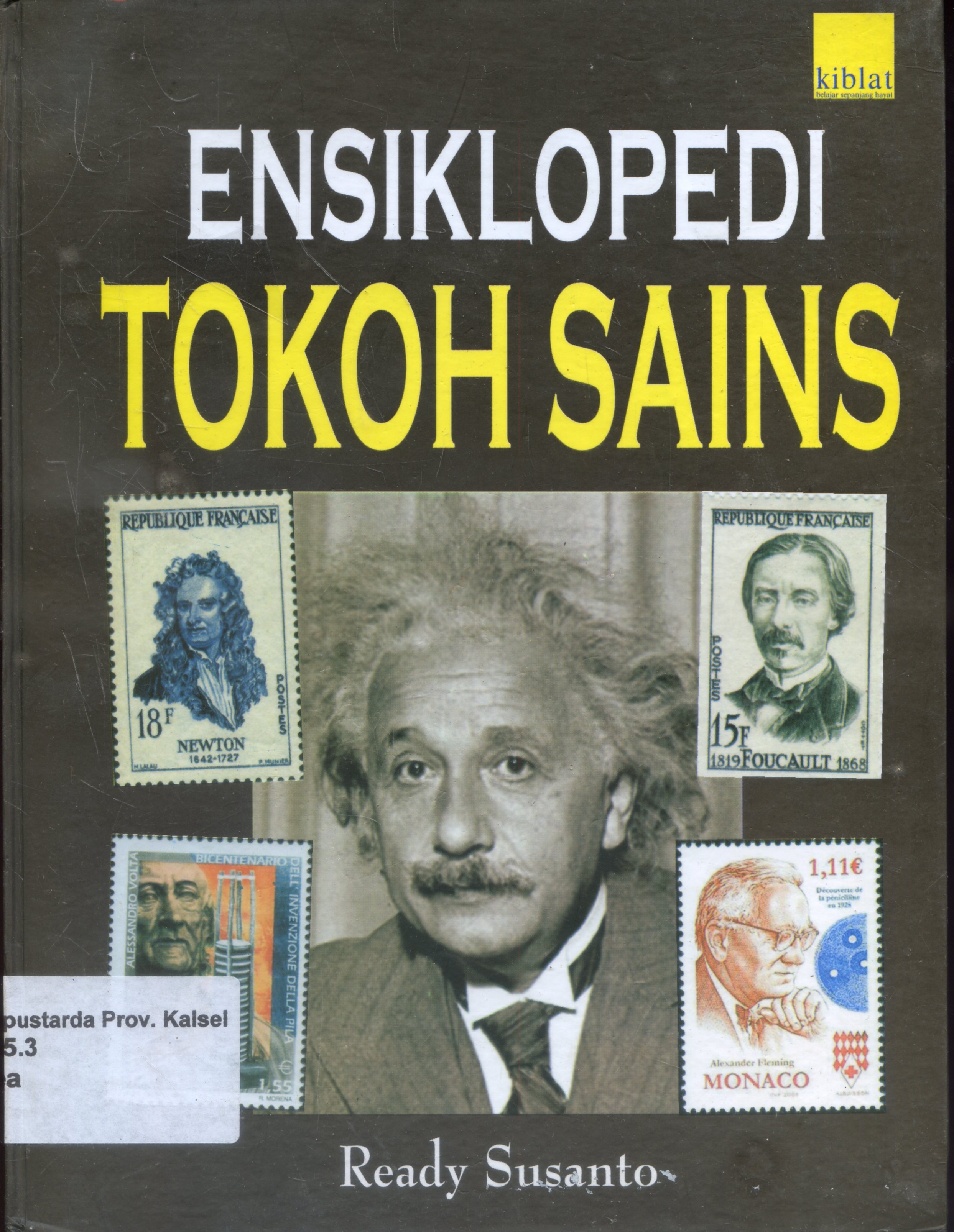 Cover Ensiklopedi tokoh sains / Ready Santoso