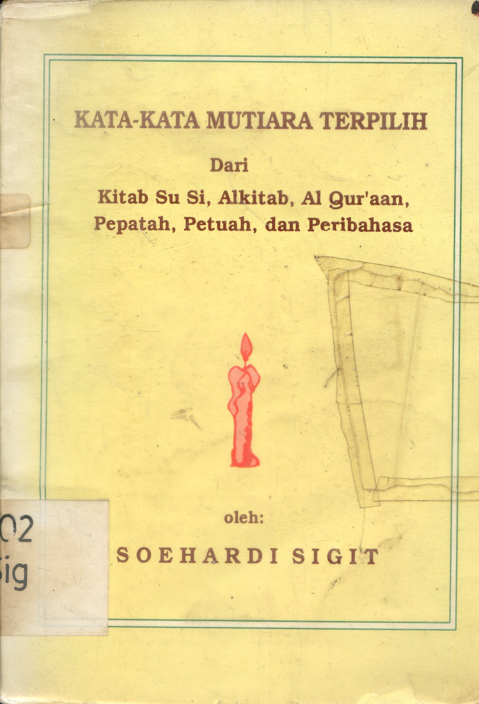 Cover Kata-kata Mutiara Terpilih / Soehardi Sigit