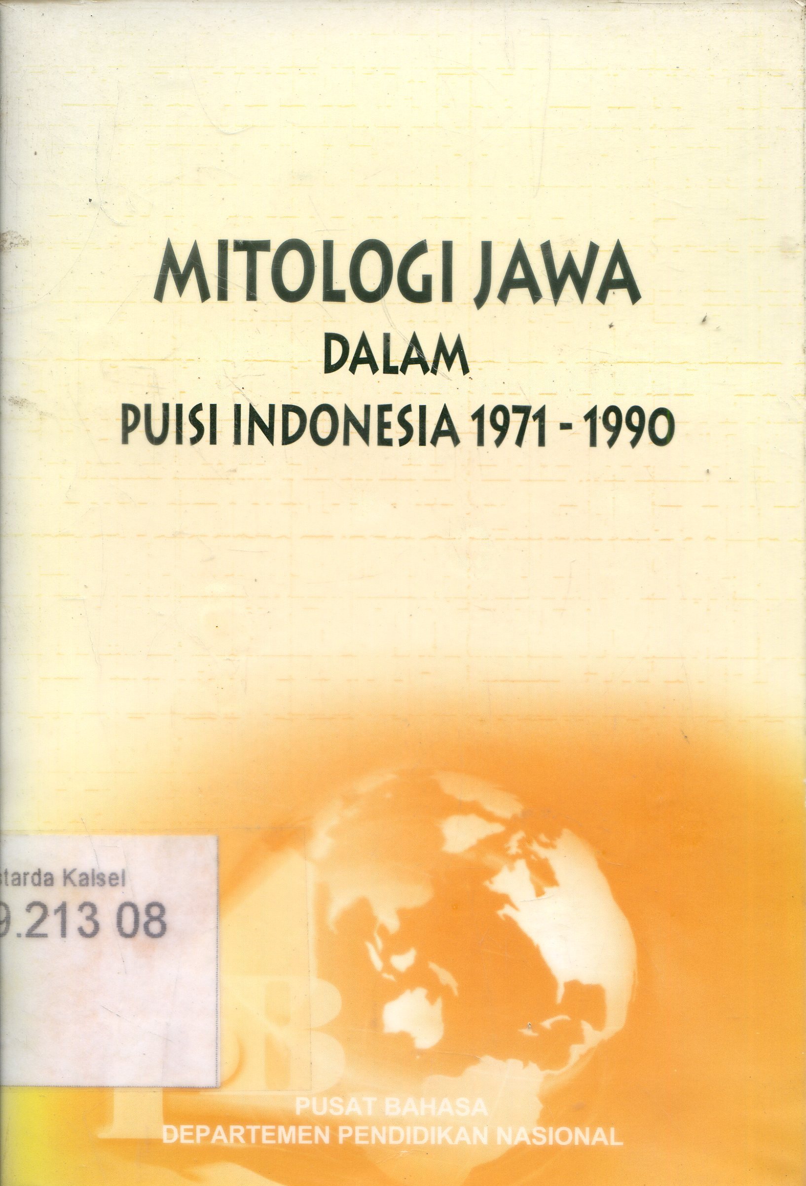 Cover Mitologi Jawa dalam pisi Indonesia / Zaidan