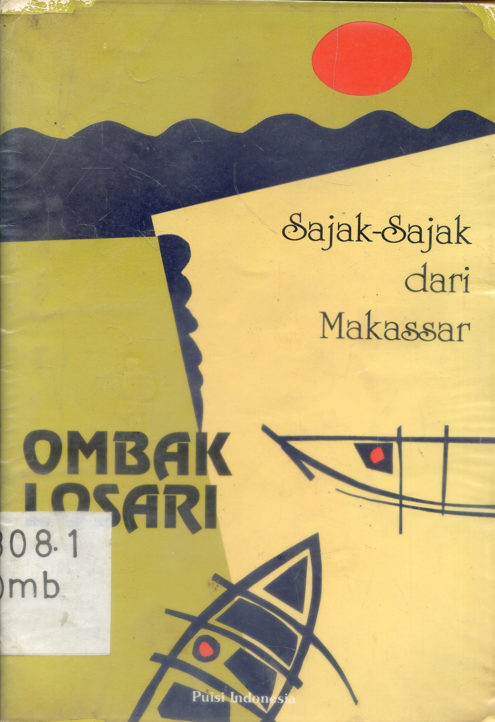 Cover Ombak Losari : Sajak-sajak dari Makassar / Sinansari