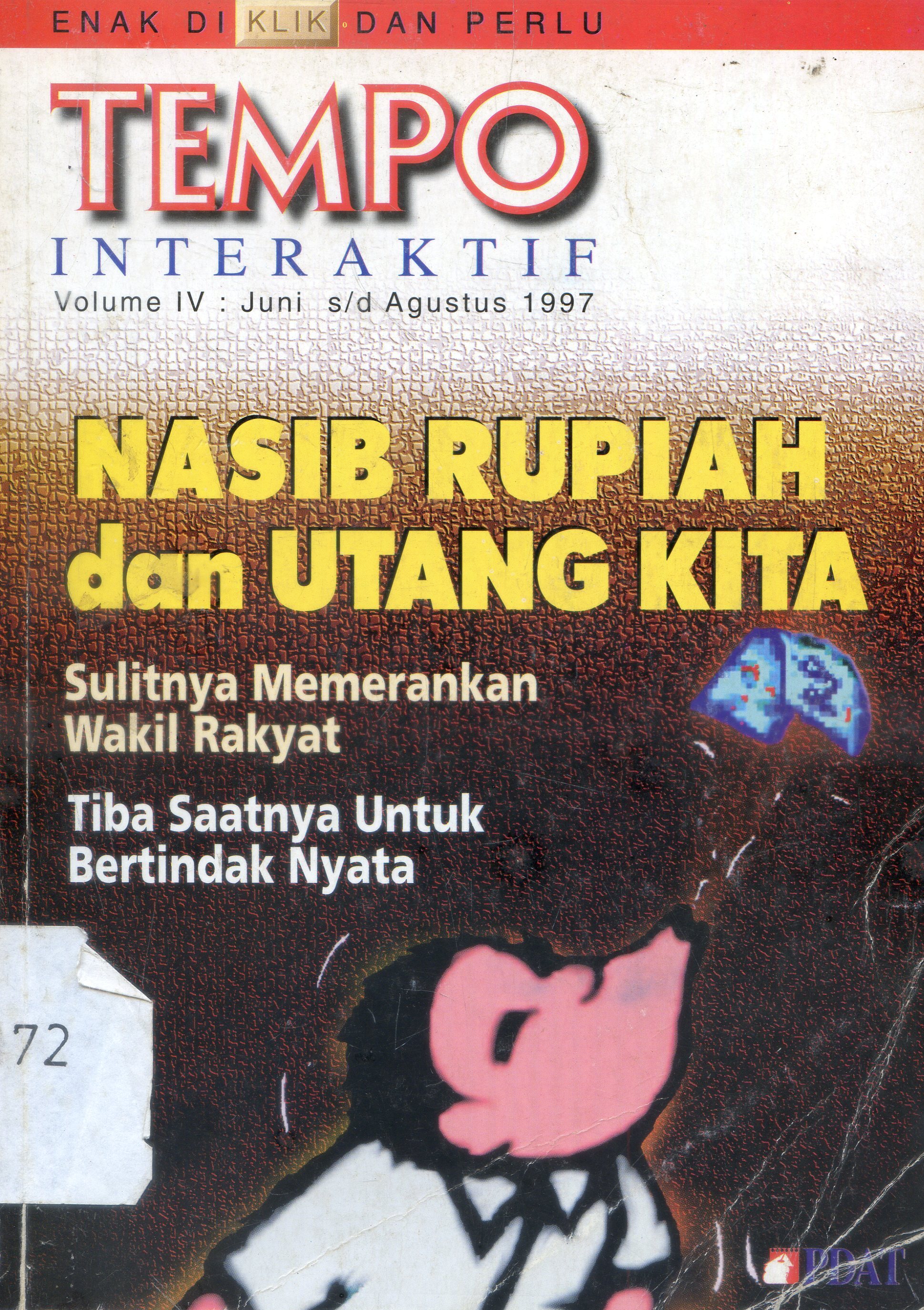 Cover Nasib Rupiah dan utang kita / Toriq Hadad