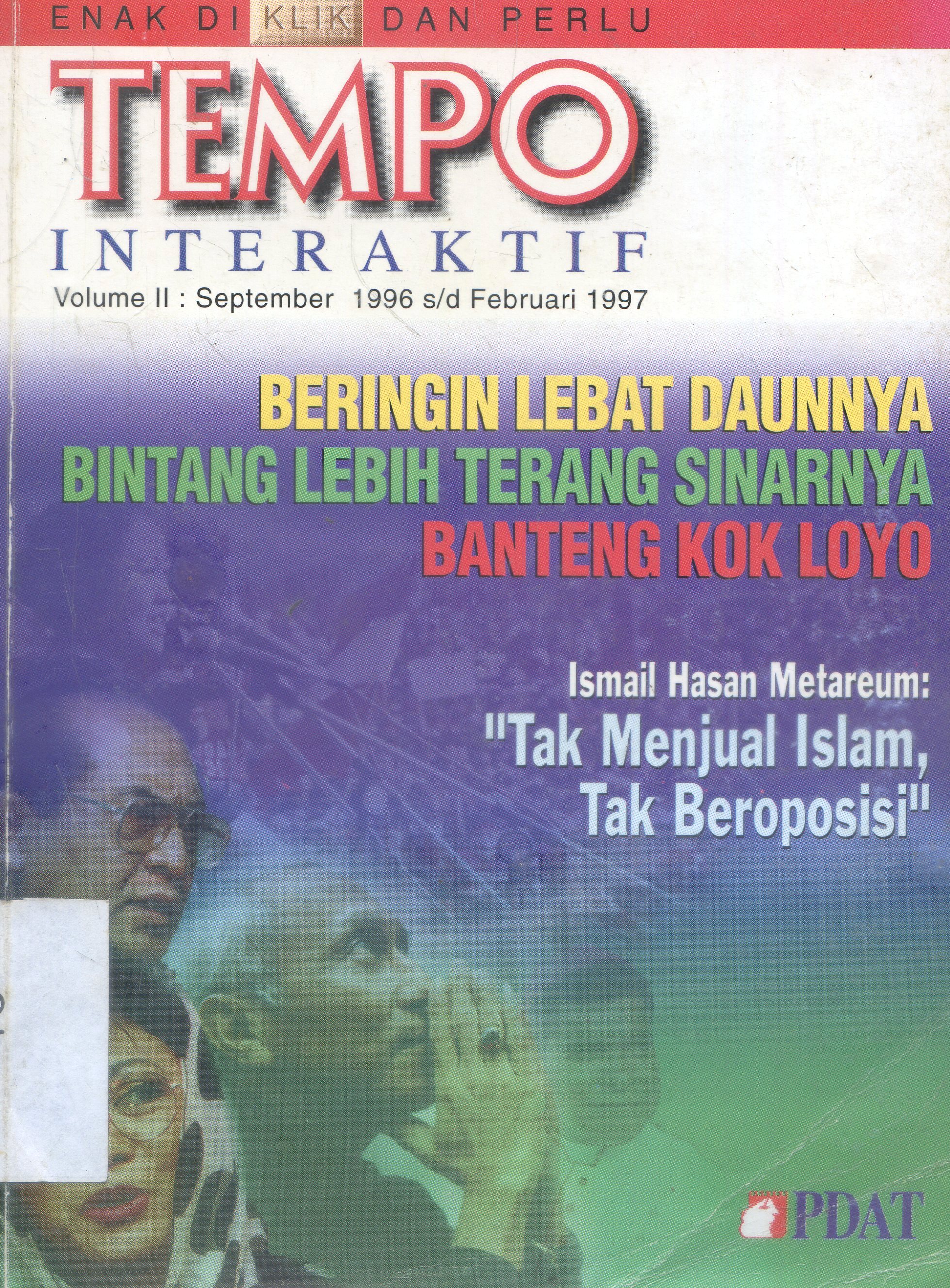 Cover Beringin lebat daunnya, Bintang lebih terang sinarnya, Banteng kok loyo / Toriq Hadad