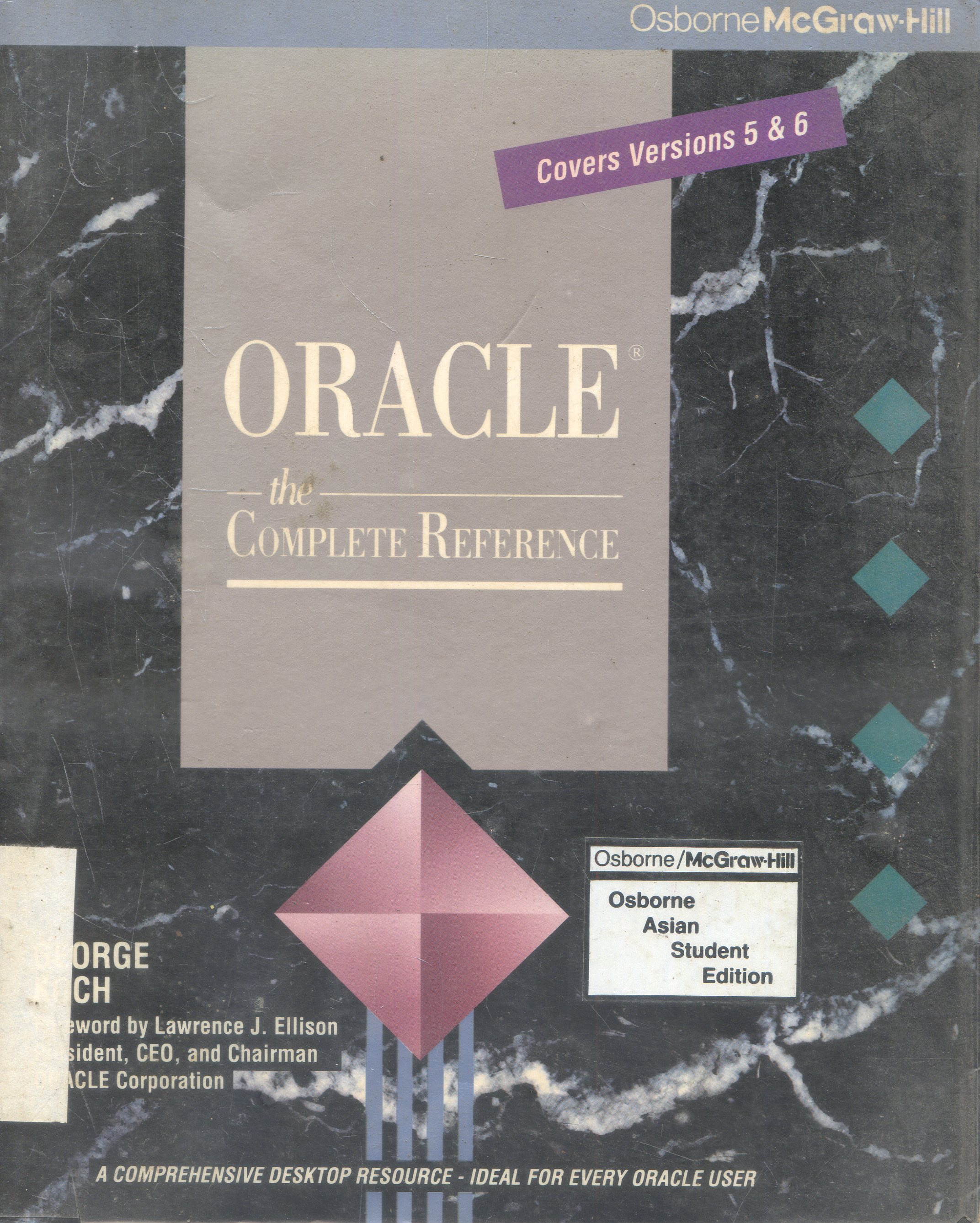 Cover Oracle the complete reference/ George koch